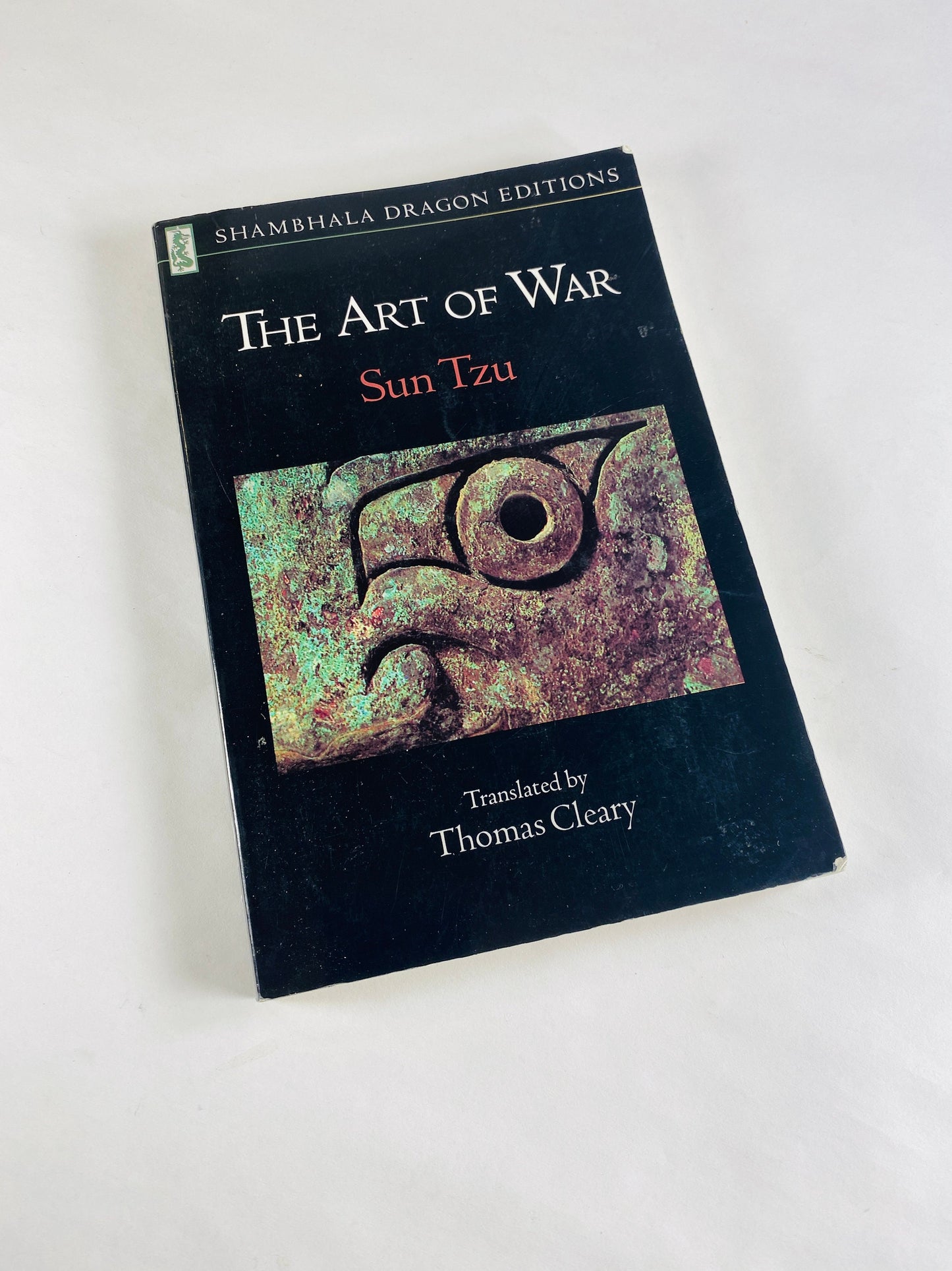 Art of War by Sun Tzu Vintage psperback book of the ancient Chinese military treatise by Master Sun Sunzi Black bookshelf decor Philosophy