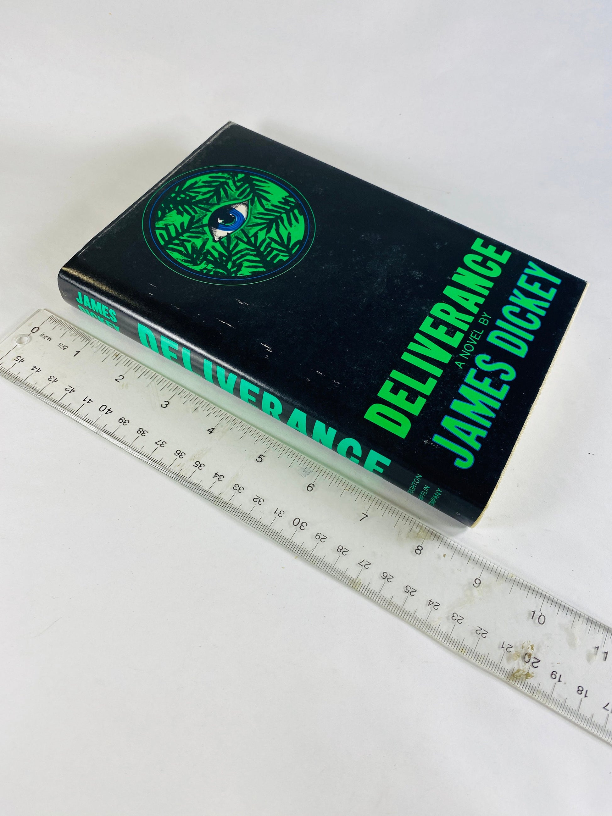 Deliverance vintage book by James Dickey COLLECTIBLE story of businessmen from Georgia who go canoeing in a West Virginia river Father's Day