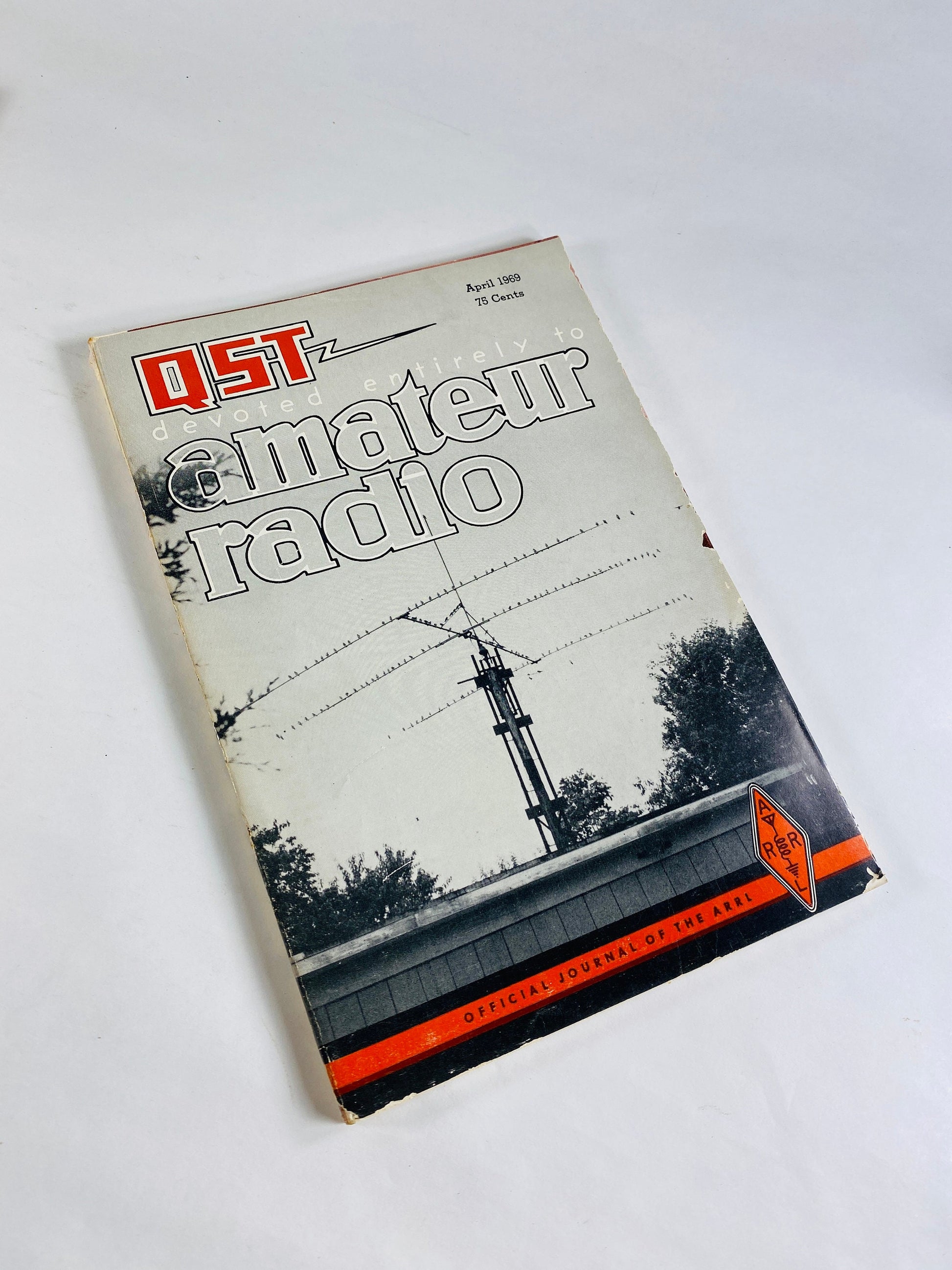 1969 QST AARL Radio vintage magazine Operator's Guide Amateur license. Electronic engineer gift communications