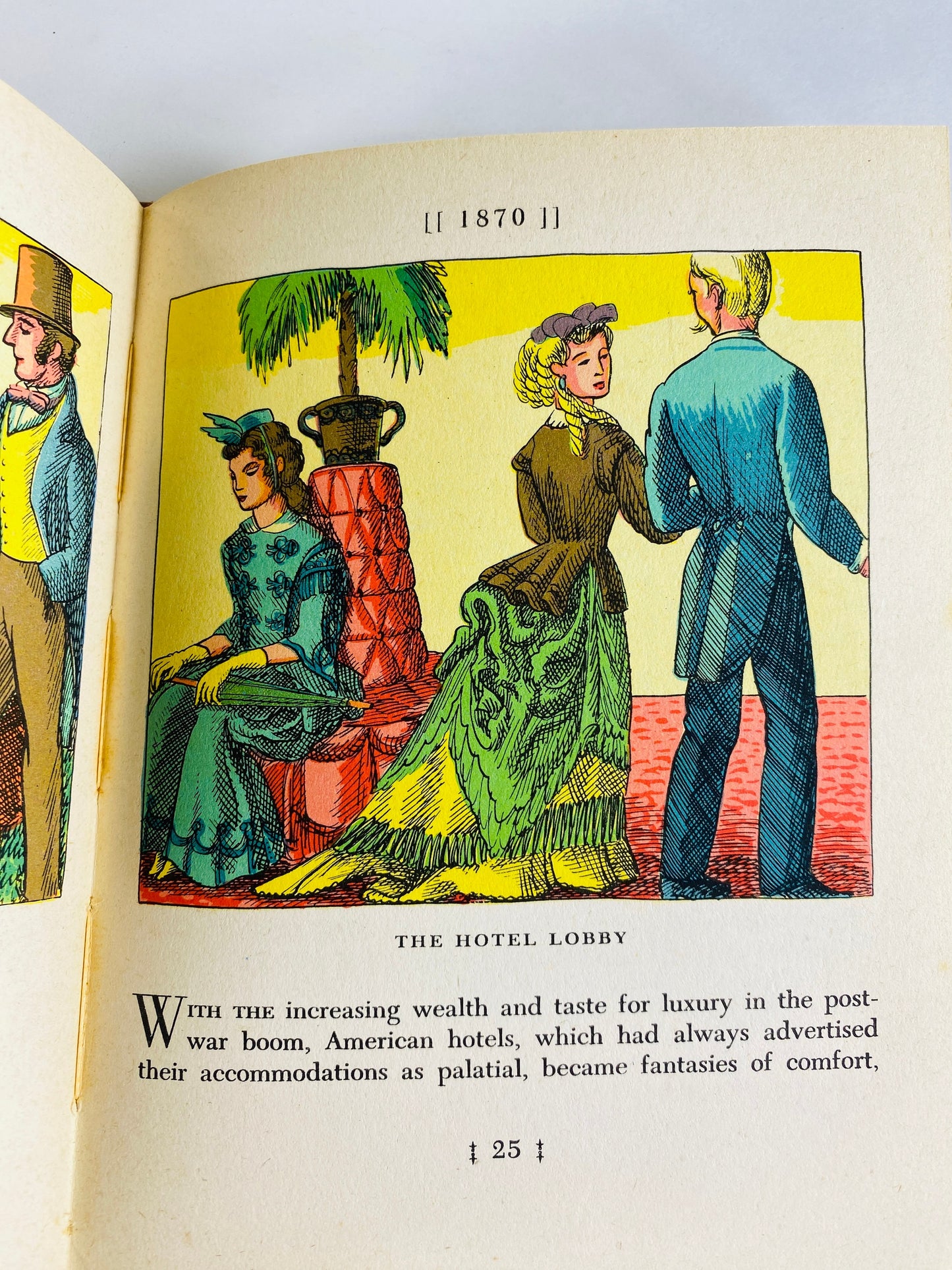 Life and Fashion in America 1650-1900 Costume vintage design book by Paul McPharlin circa 1946 Style Gothic Renaissance Elizabethan