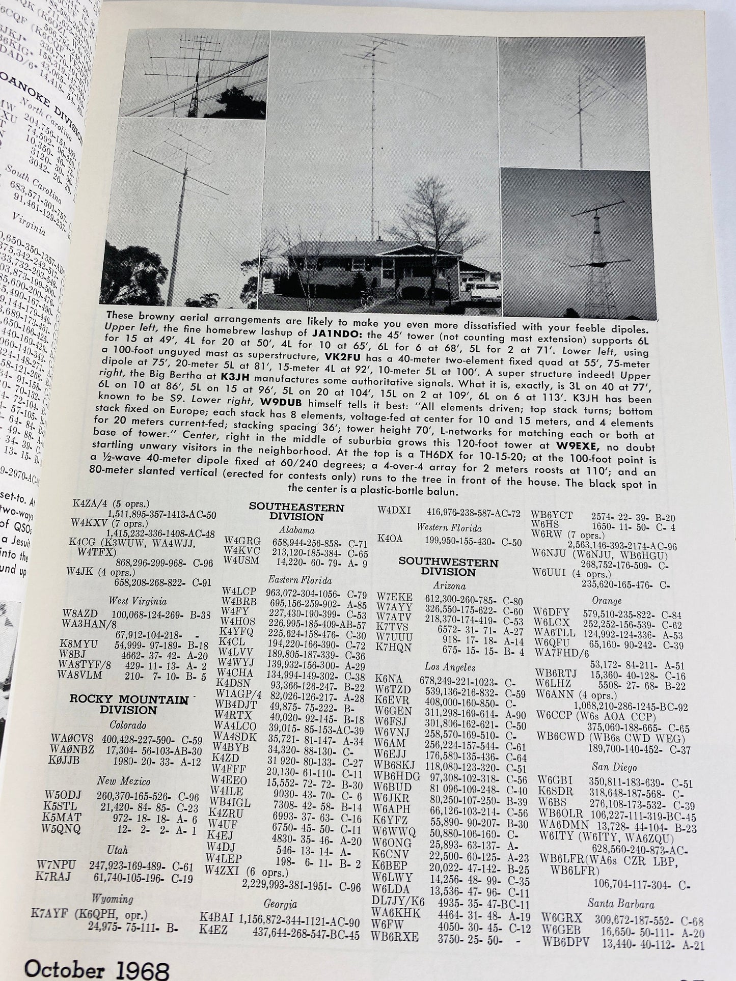 1968 ARRL Radio vintage magazine Operator Amateur Electronic communications transmitting converters using stovepipe coaxial tank assemblies