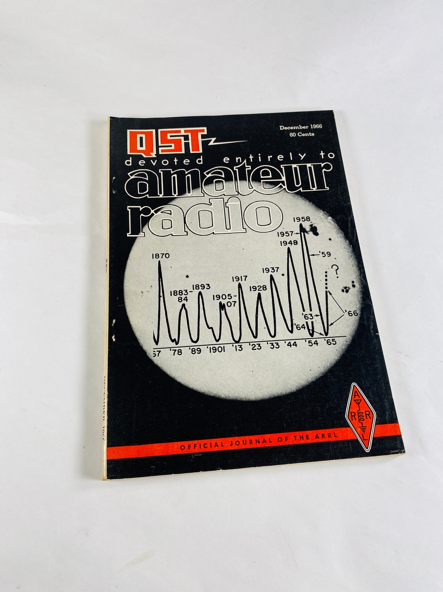 1966-1969 QST AARL Radio vintage magazine Operator's Guide Amateur license. Electronic engineer gift communications