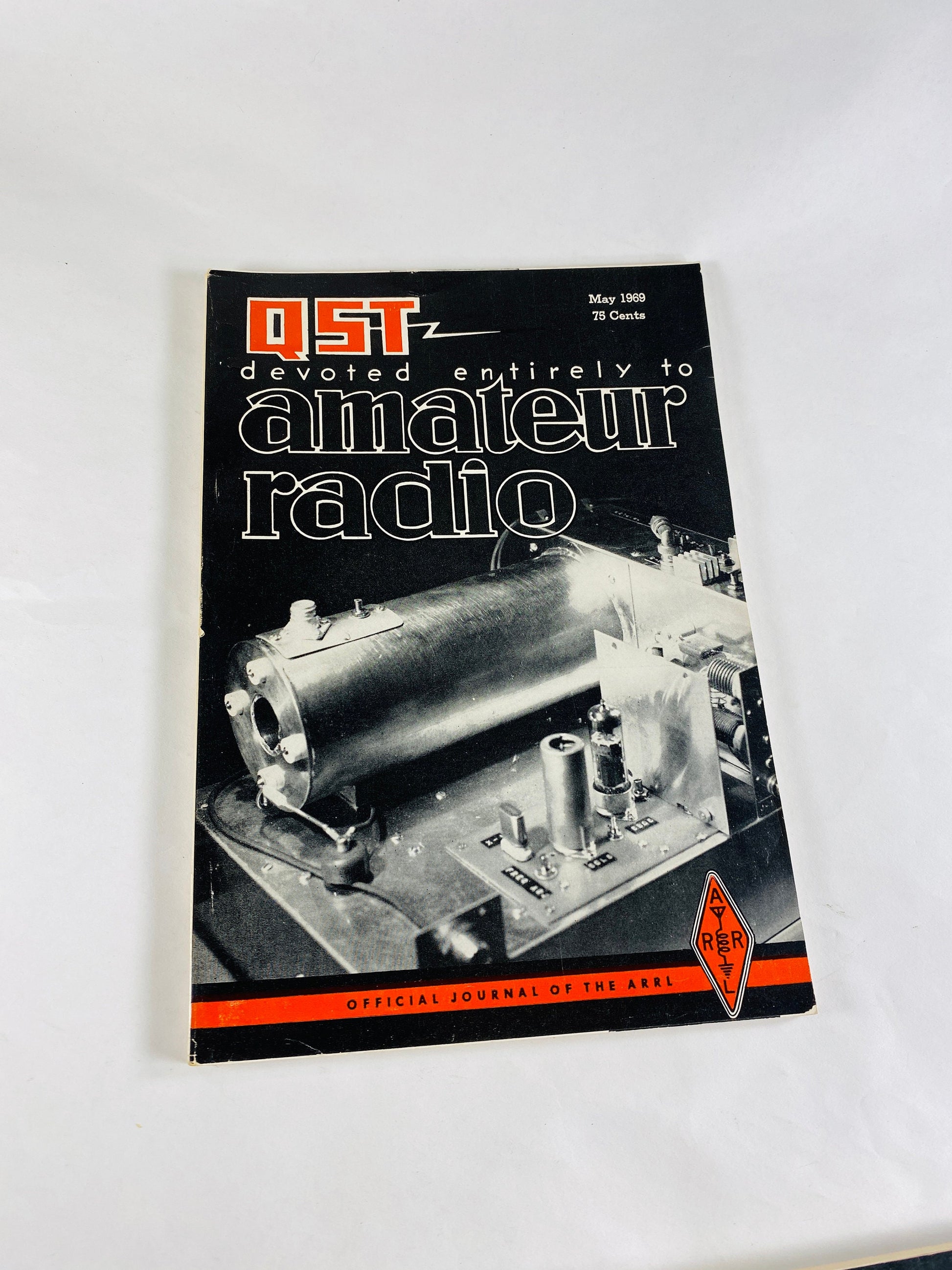 1966-1969 QST AARL Radio vintage magazine Operator's Guide Amateur license. Electronic engineer gift communications