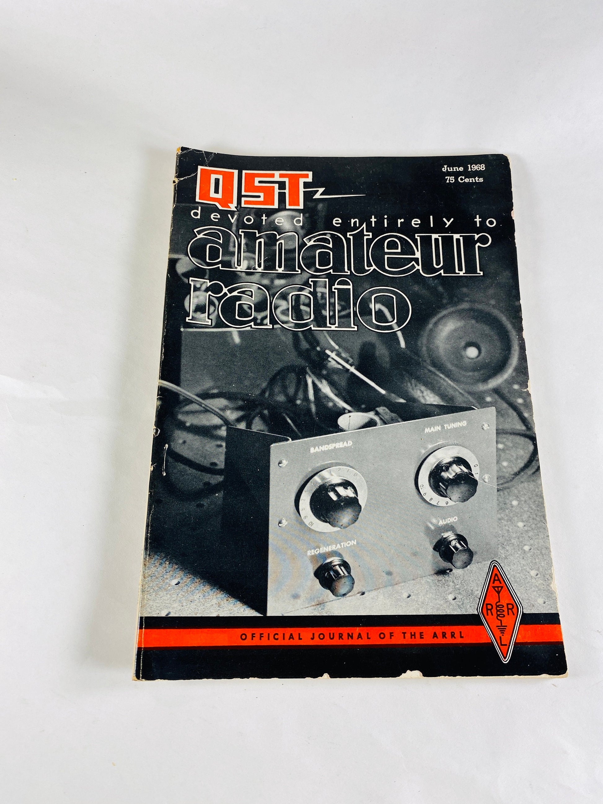 1966-1969 QST AARL Radio vintage magazine Operator's Guide Amateur license. Electronic engineer gift communications