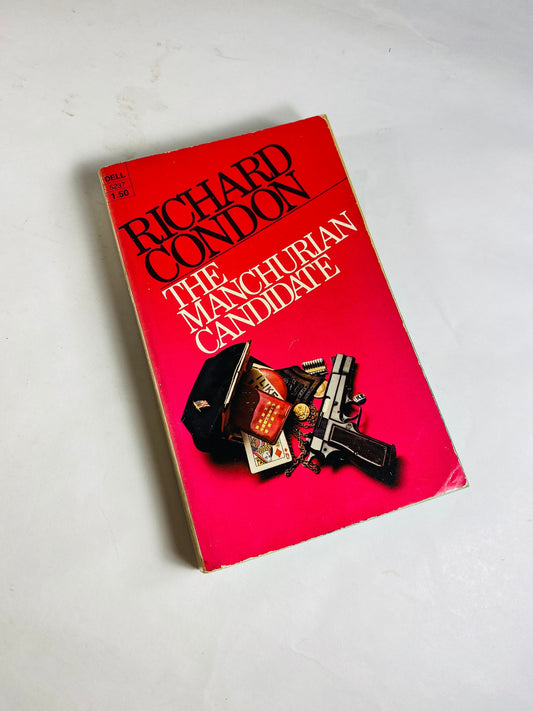 Manchurian Candidate vintage paperback book by Richard Condon circa 1974 Political thriller about becoming a Communist assassin