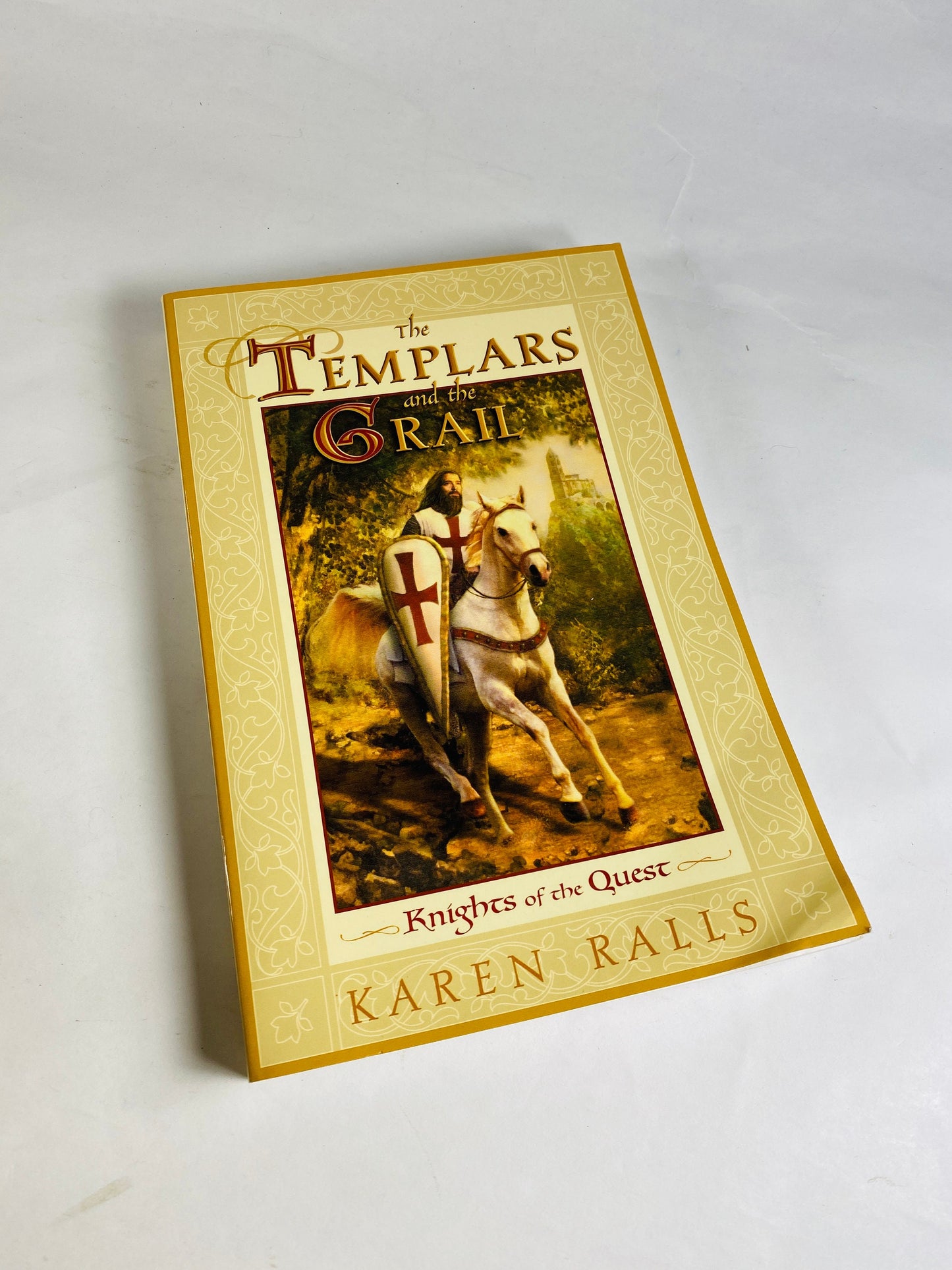 Templars and the Grail vintage paperback book by Karen Ralls Knights of the Quest Medieval myths and facts