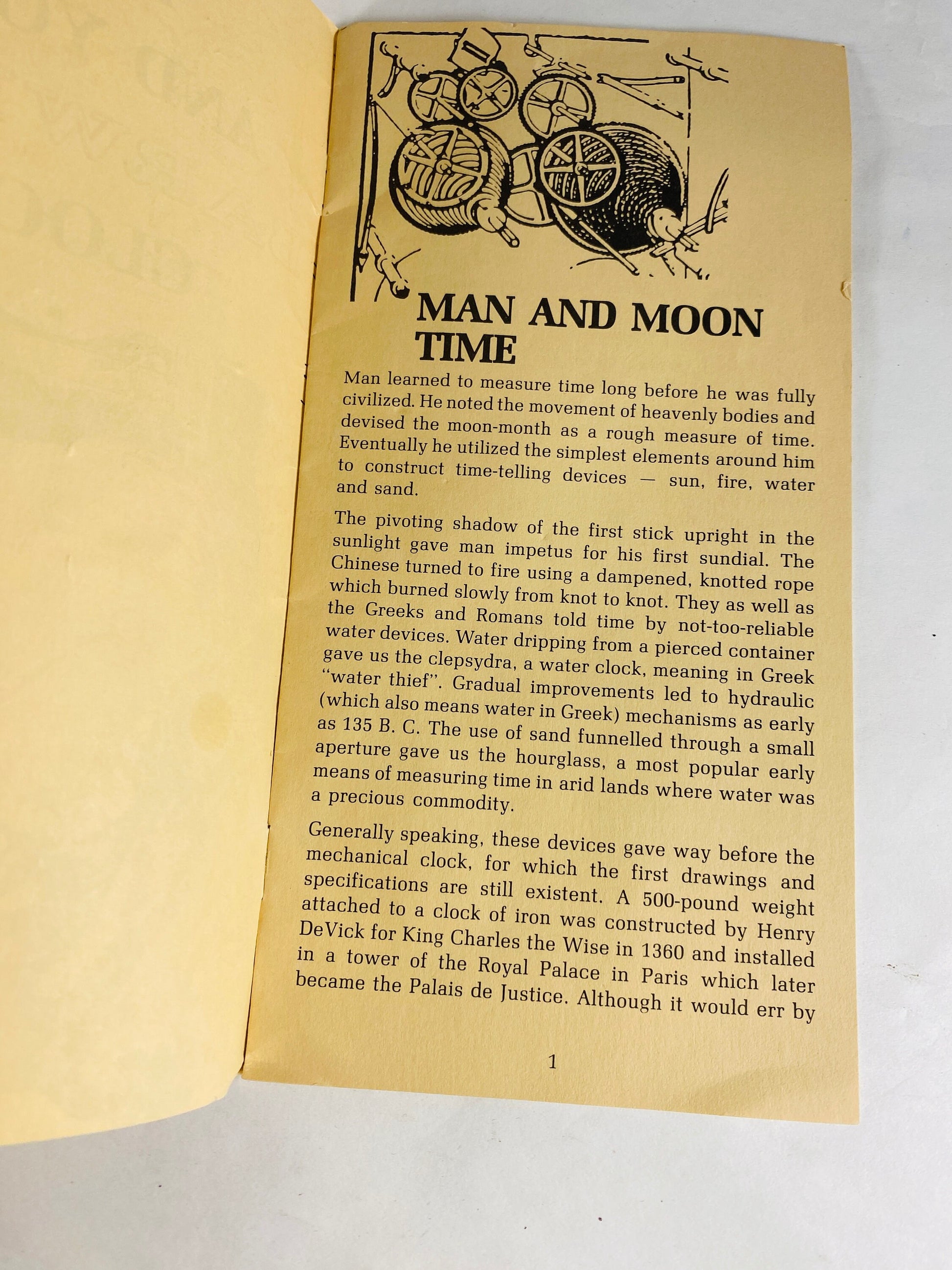 Time and your Barwick Clock vintage Howard Miller booklet circa 1965 collectible