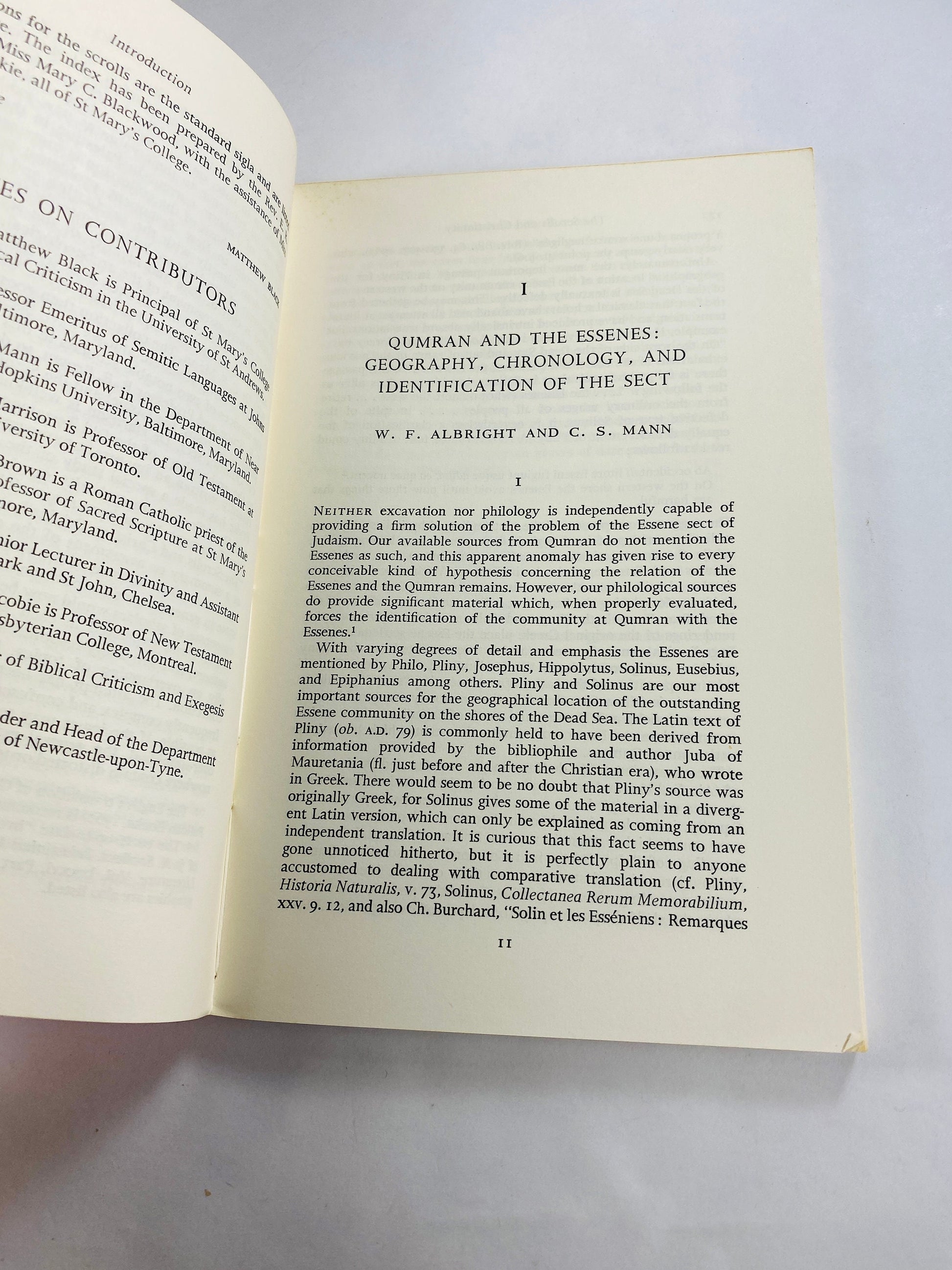 Scrolls and Christianity vintage Dead Sea Scrolls paperback book by SPCK Theological Collections circa 1969
