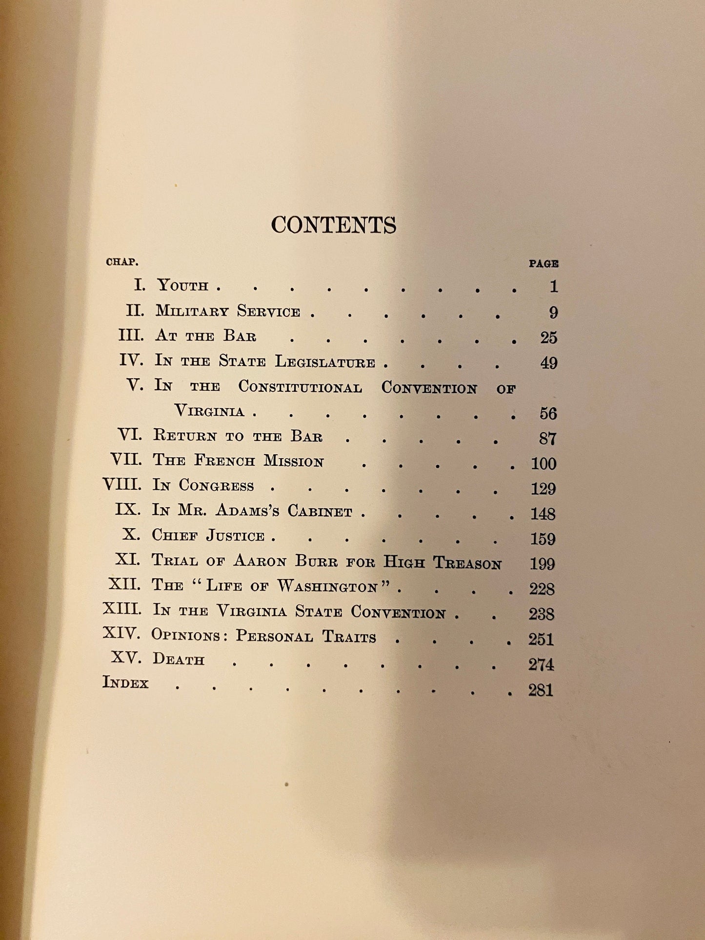 John Marshall ANTIQUE biography, speeches and correspondence by Allan Margruder circa 1898 Vintage book gift Chief Justice Supreme Court