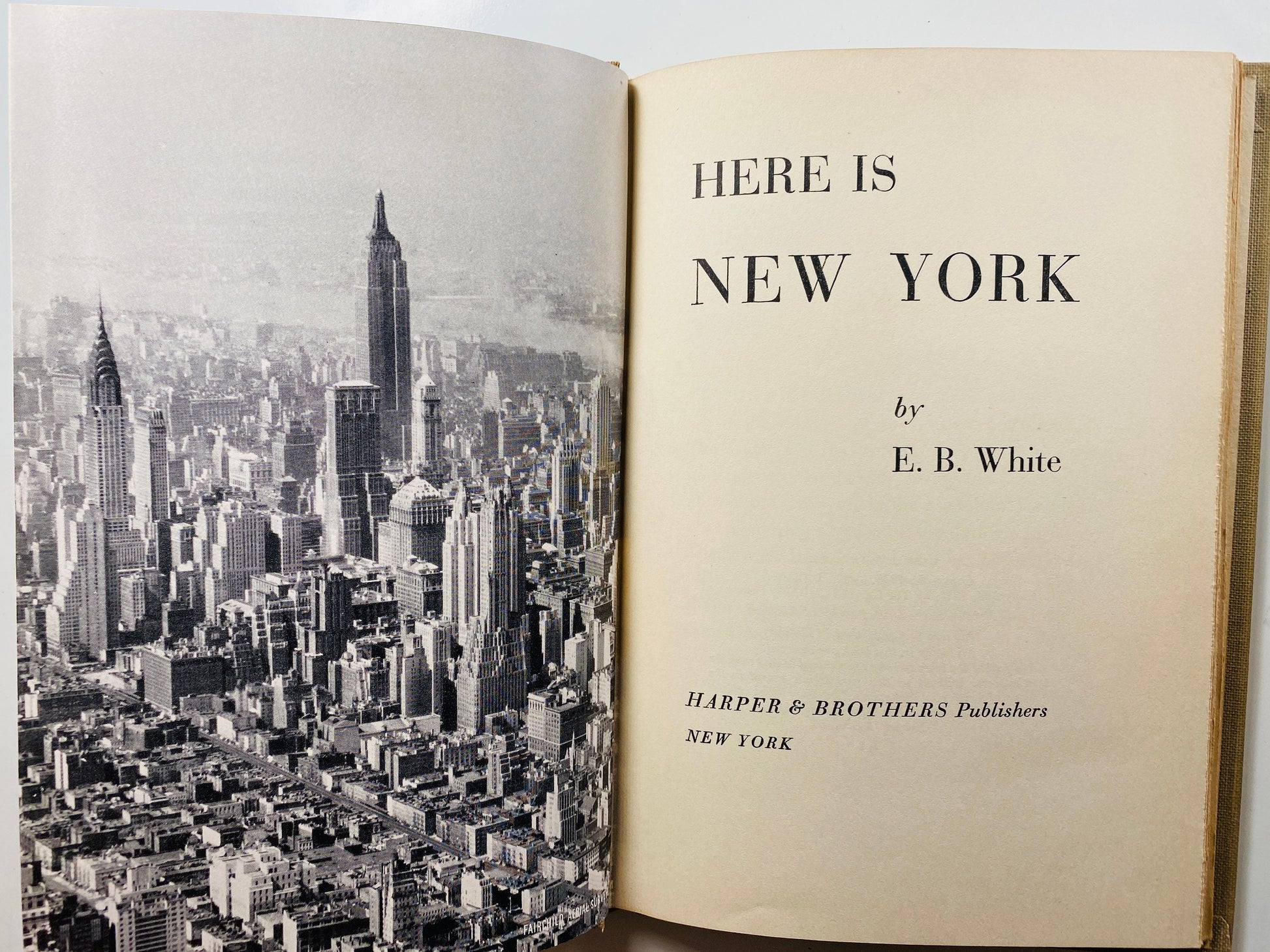 Here is New York vintage book by EB White FIRST EDITION circa 1949