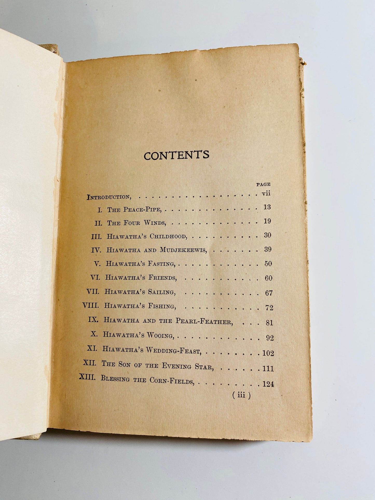Song of Hiawatha by Henry Wadsworth Longfellow GORGEOUS small vintage book circa 1898 Gilt Embossed Cover Antique published by Henry Altemus
