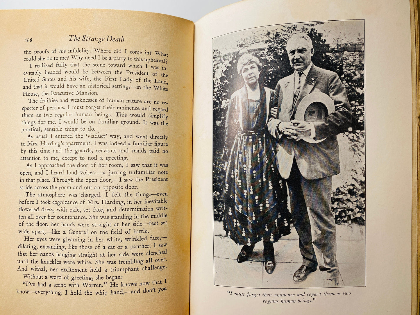 Strange Death of President Harding vintage book from The Diaries Of Gaston B Means circa 1930 Rare Collectible gift