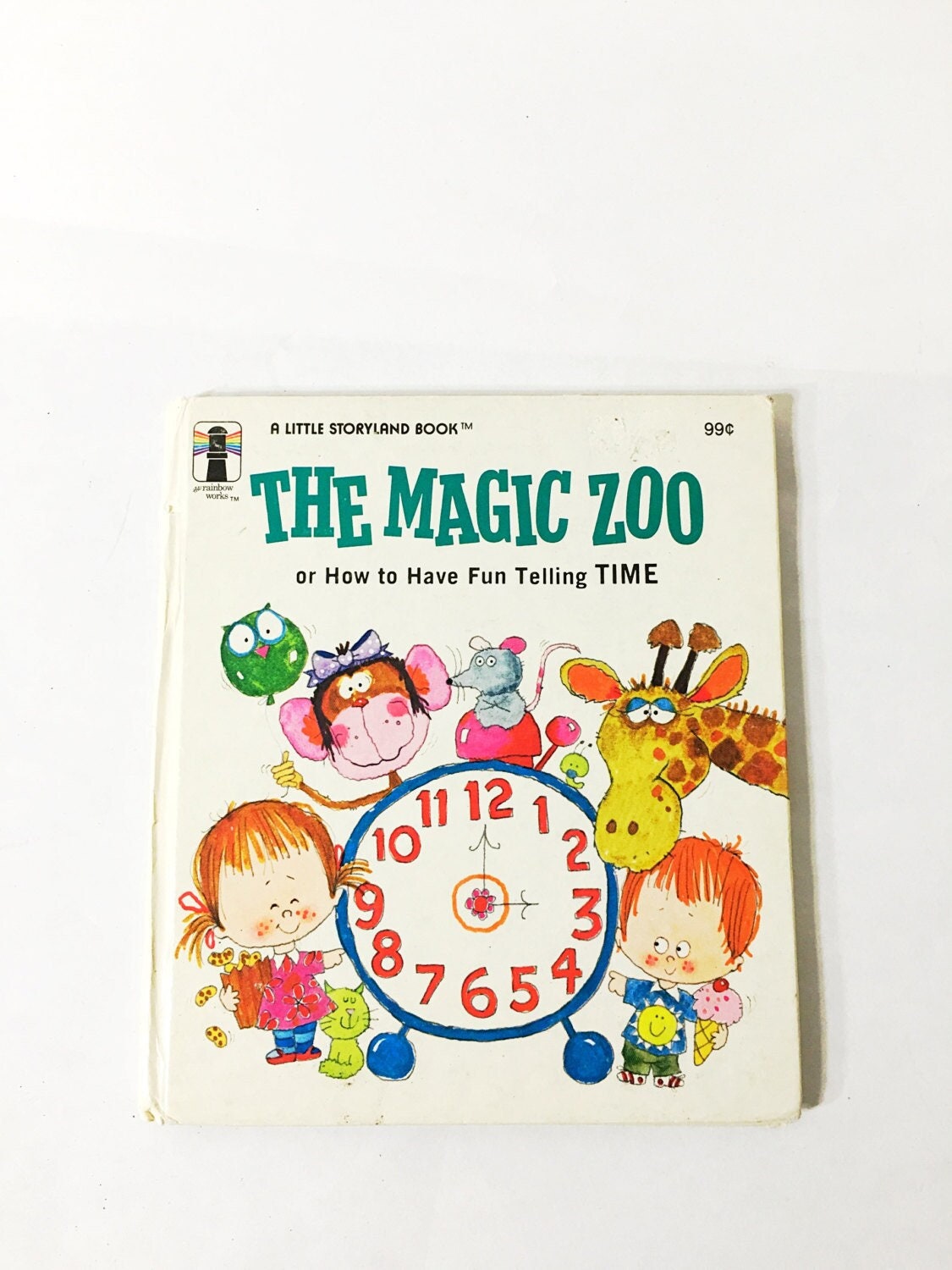 The Magic Zoo. Vintage hardback book by Patricia Mowers. How to Have Fun Telling Time. Little Storyland Books. Children's teacher gift