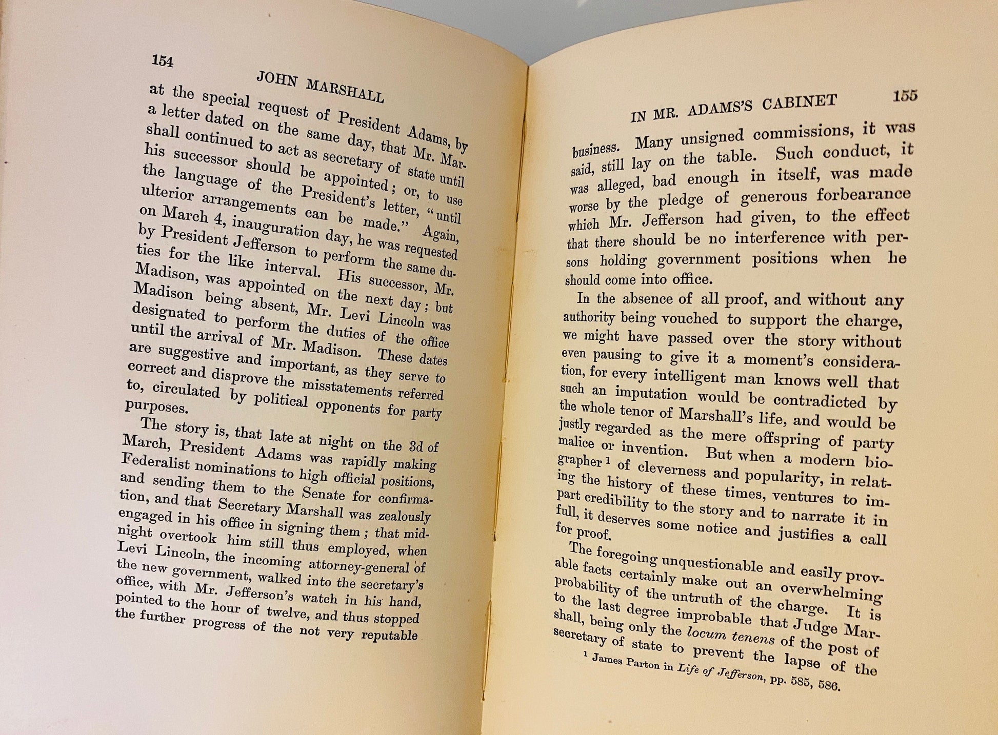 John Marshall ANTIQUE biography, speeches and correspondence by Allan Margruder circa 1898 Vintage book gift Chief Justice Supreme Court