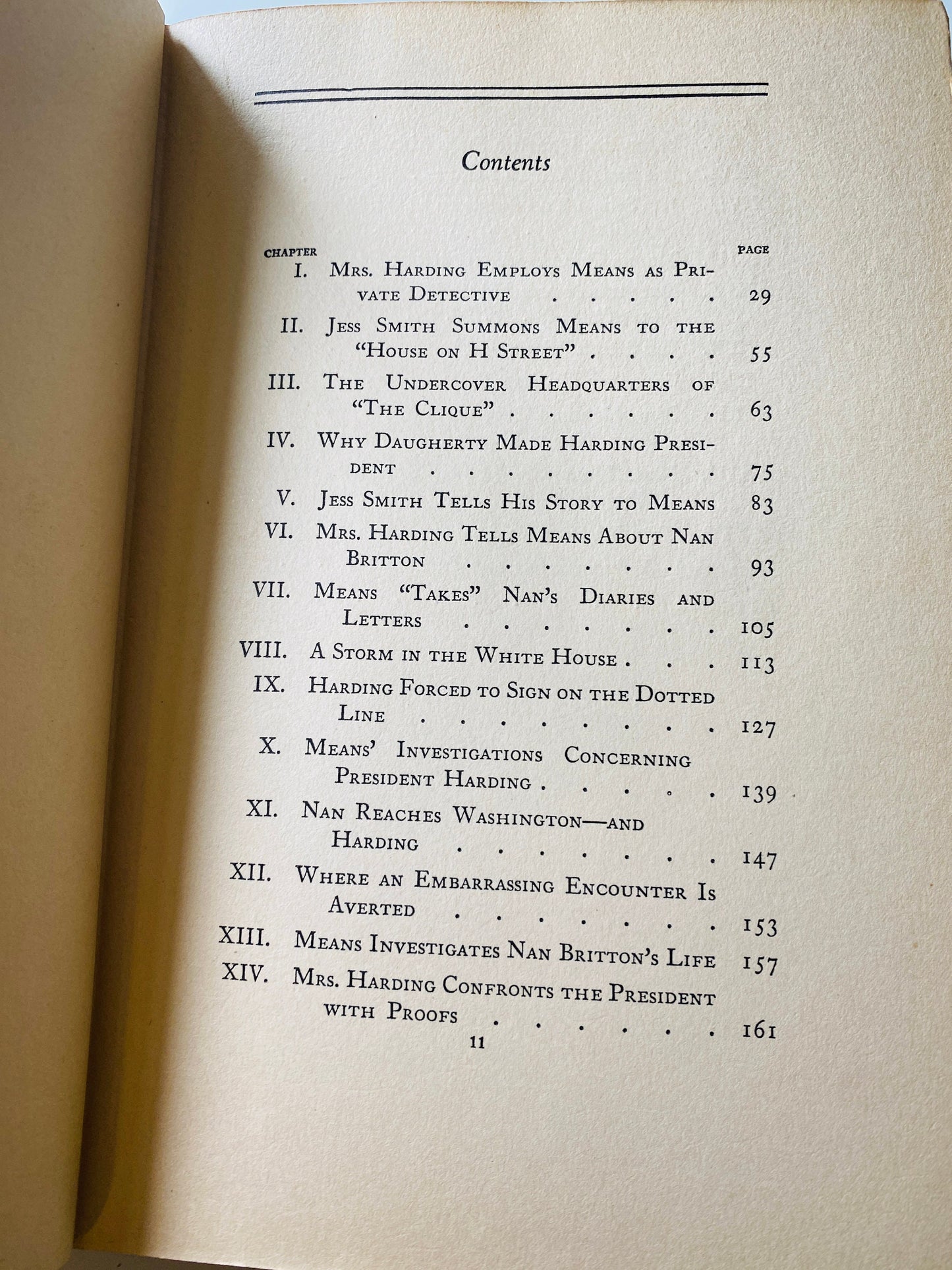 Strange Death of President Harding vintage book from The Diaries Of Gaston B Means circa 1930 Rare Collectible gift