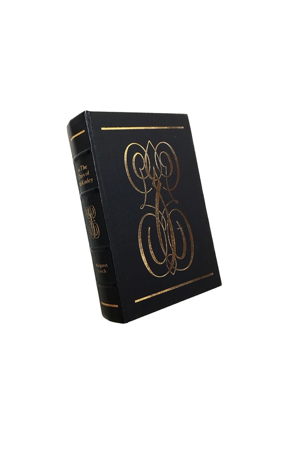 In The Days Of President McKinley Vintage leather bound Easton Press Book circa 1986 by Leech gift Manifest Destiny Alaska