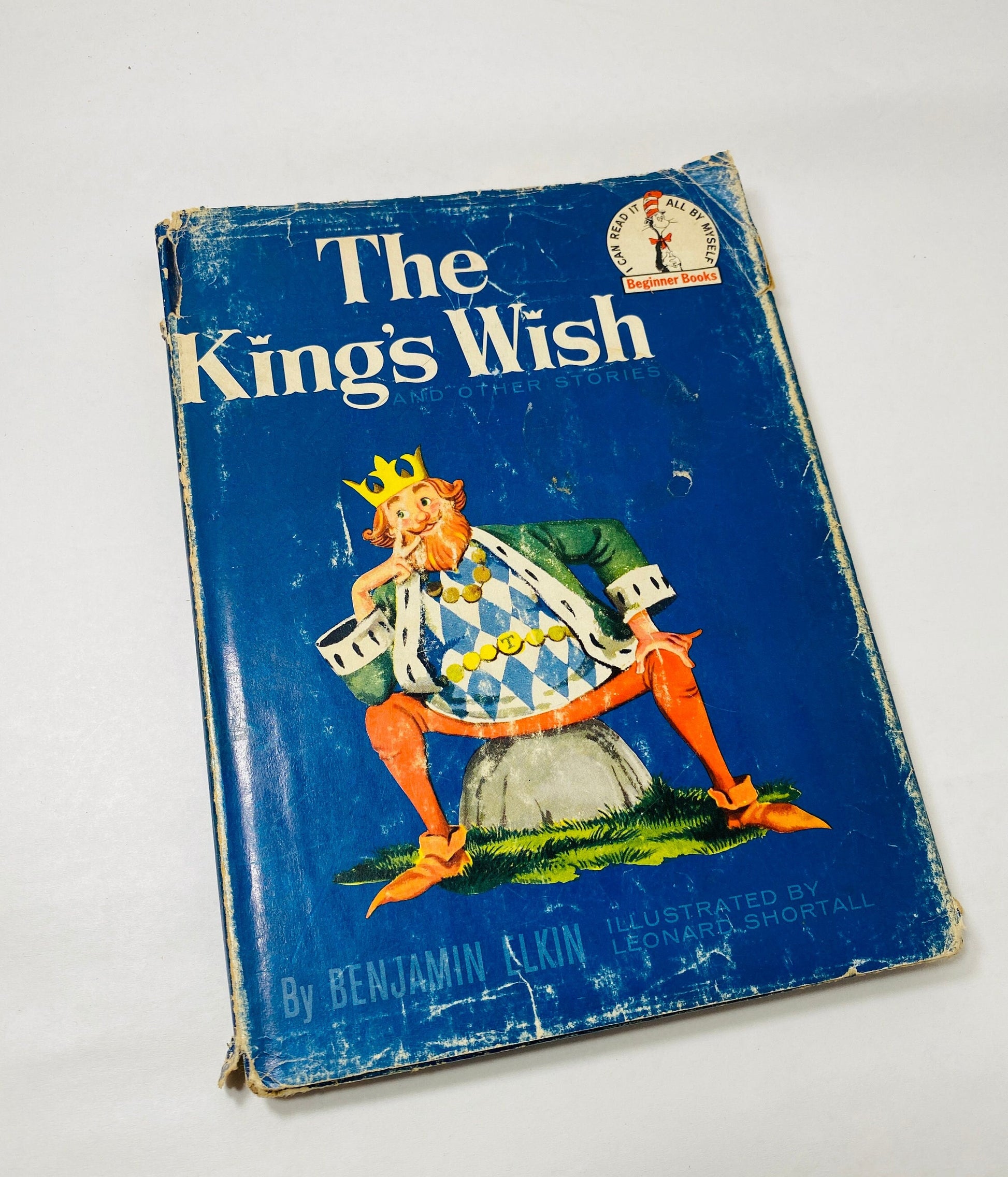 King's Wish FIRST EDITION vintage book circa 1960 by Benjamin Elkin with dust jacket Leonard Shortall Dr Seuss Beginner Books Children gift