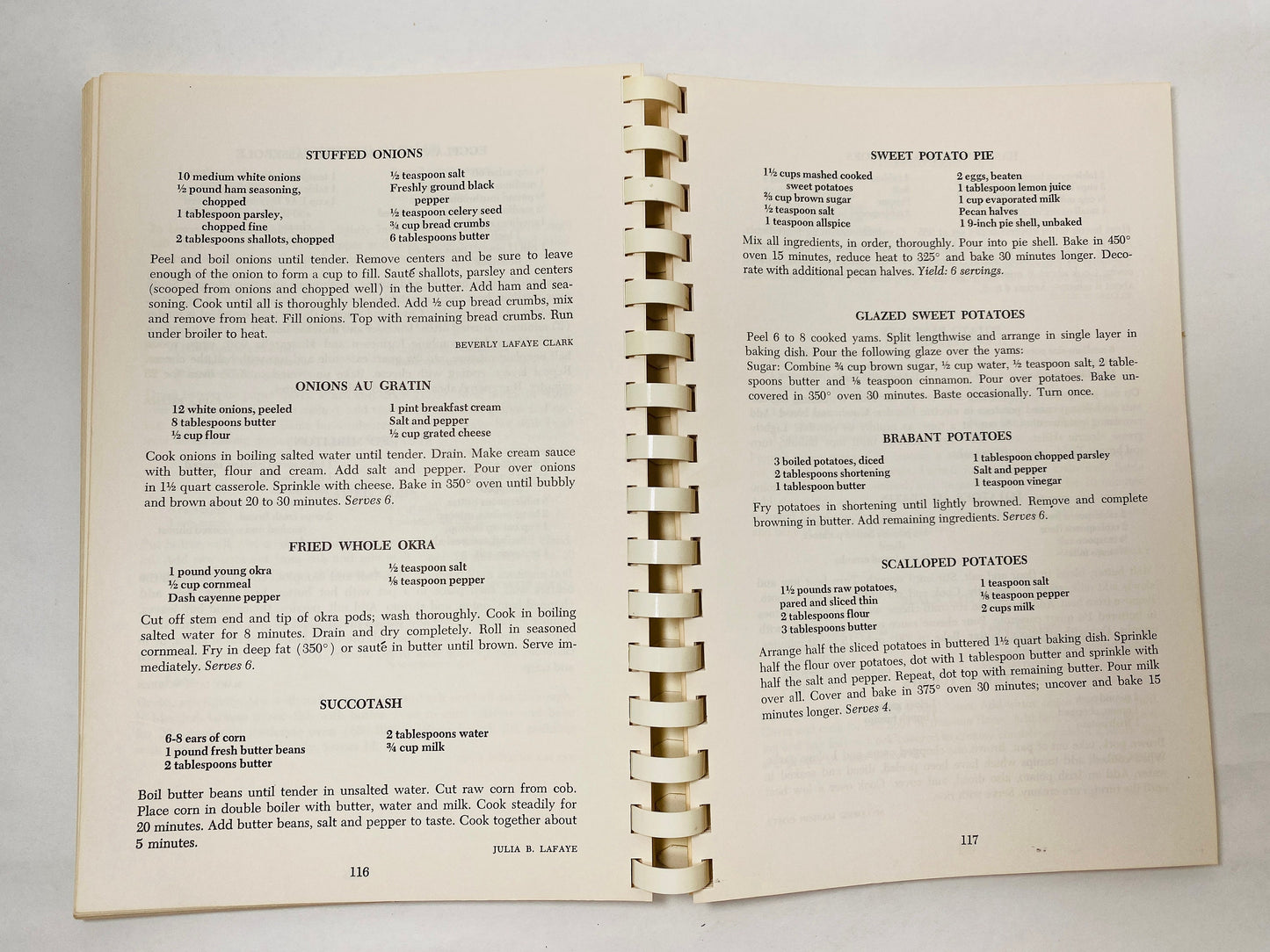SIGNED New Orleans Recipes and Reminiscences vintage spiral cookbook circa 1976 autographed by Miss USA Barbara Peterson Ursuline Convent