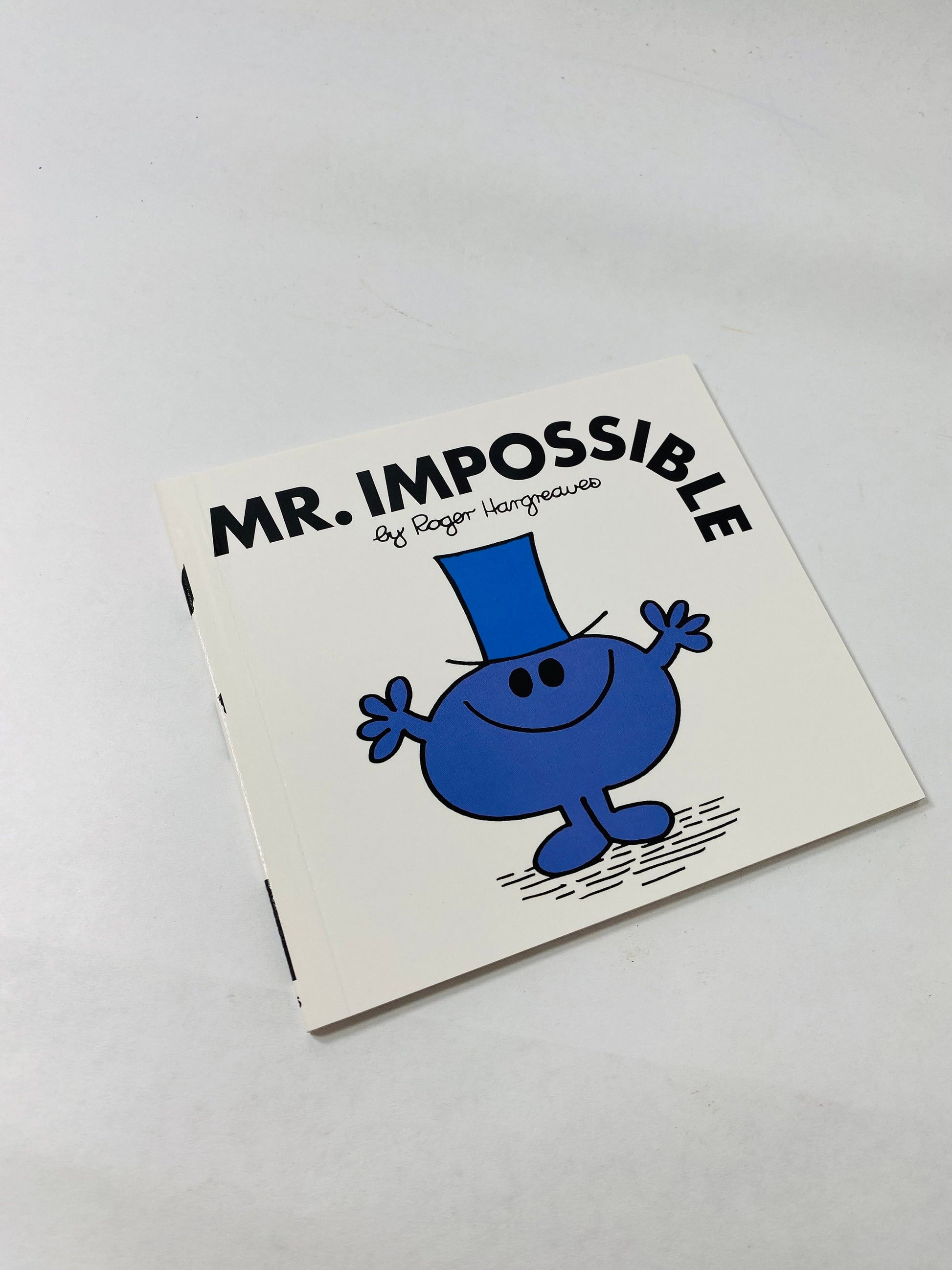 Mr. Lazy Mr Men vintage paperback books by Roger Hargreaves circa 1990 Children's books. Christmas stocking stuffer Impossible Dizzy Tall