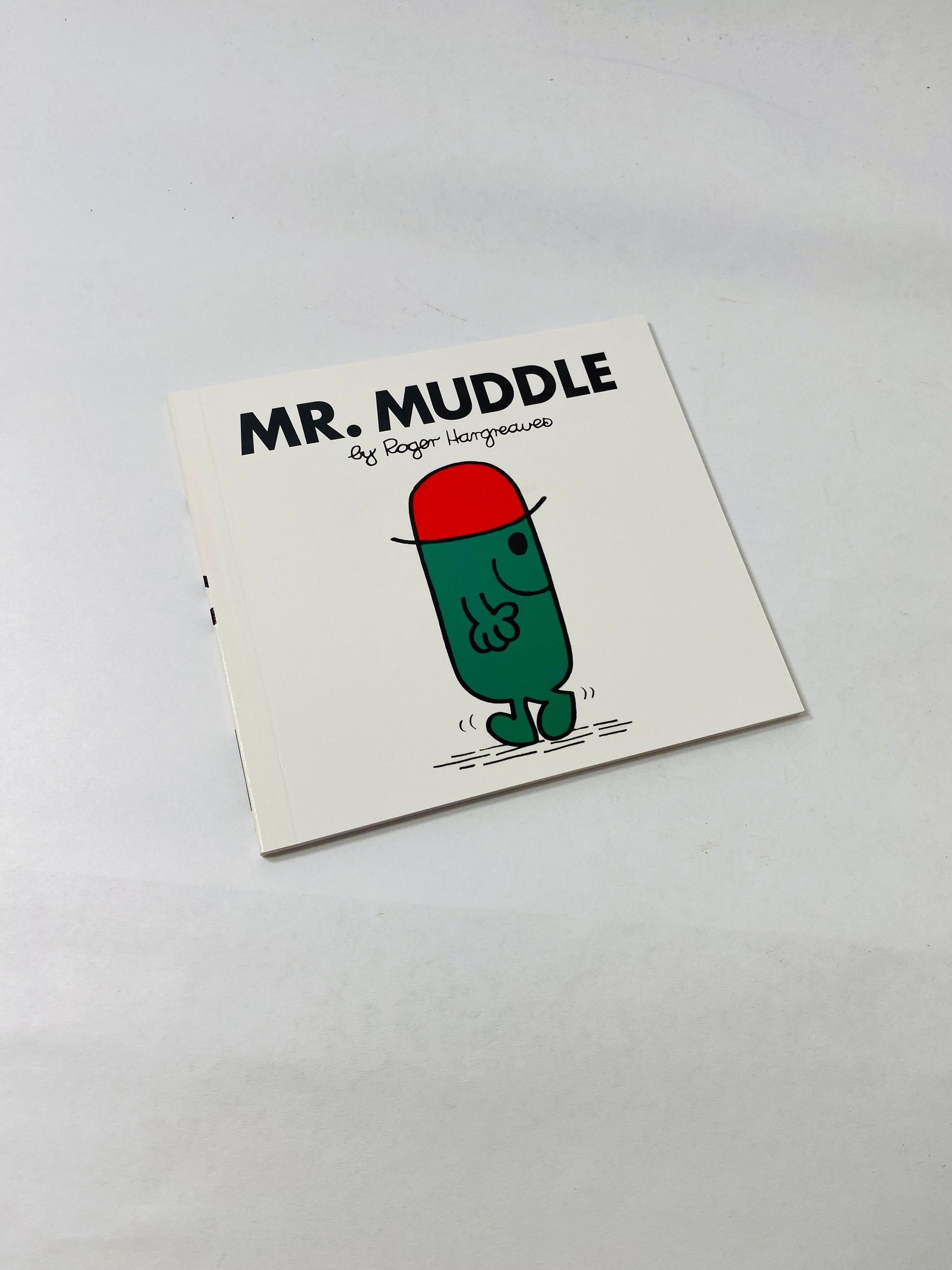 Mr. Lazy Mr Men vintage paperback books by Roger Hargreaves circa 1990 Children's books. Christmas stocking stuffer Chatterbox Funny Lazy