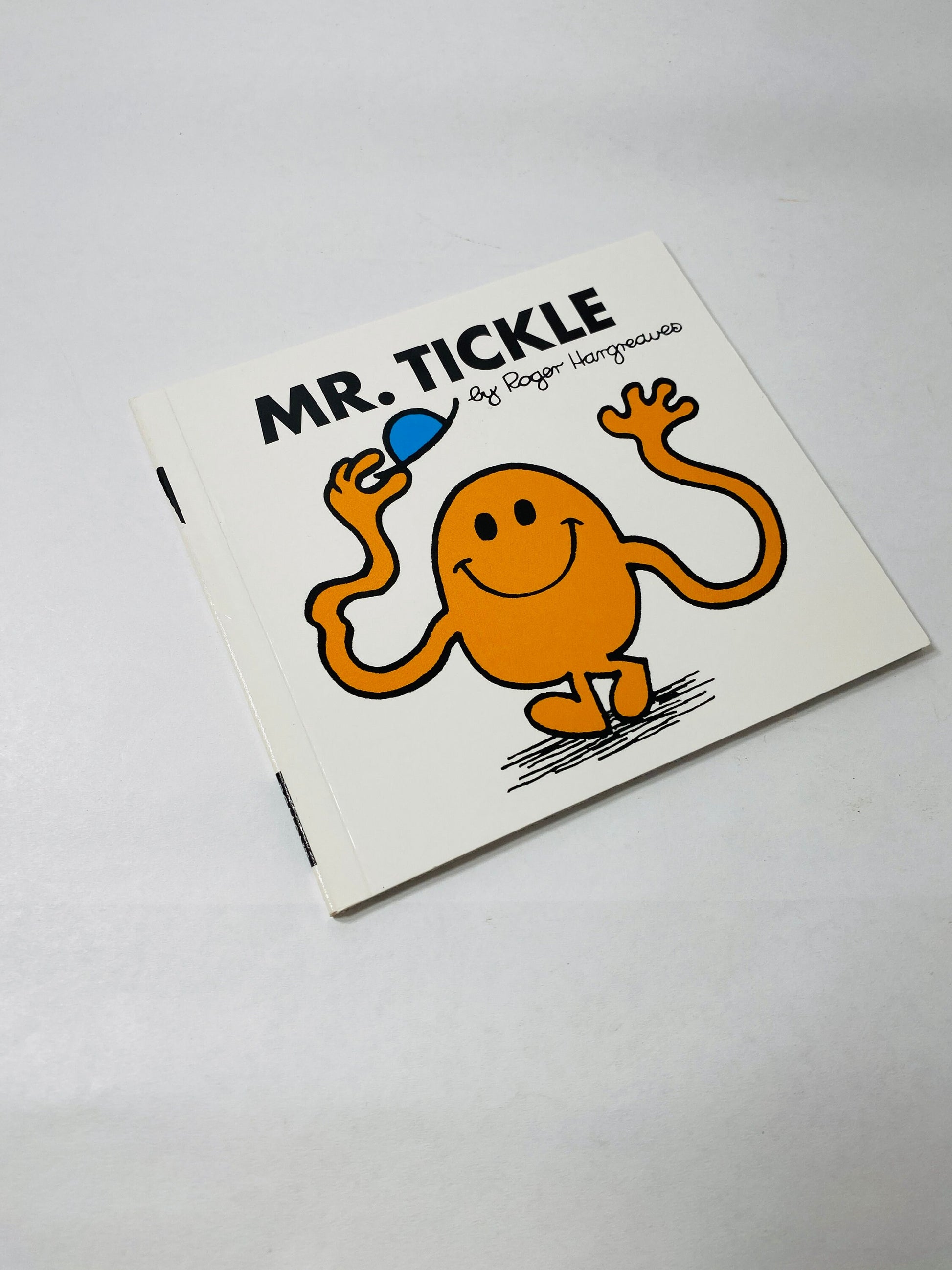 Mr. Lazy Mr Men vintage paperback books by Roger Hargreaves circa 1990 Children's books Christmas stocking stuffer Greedy Nosey Happy Tickle