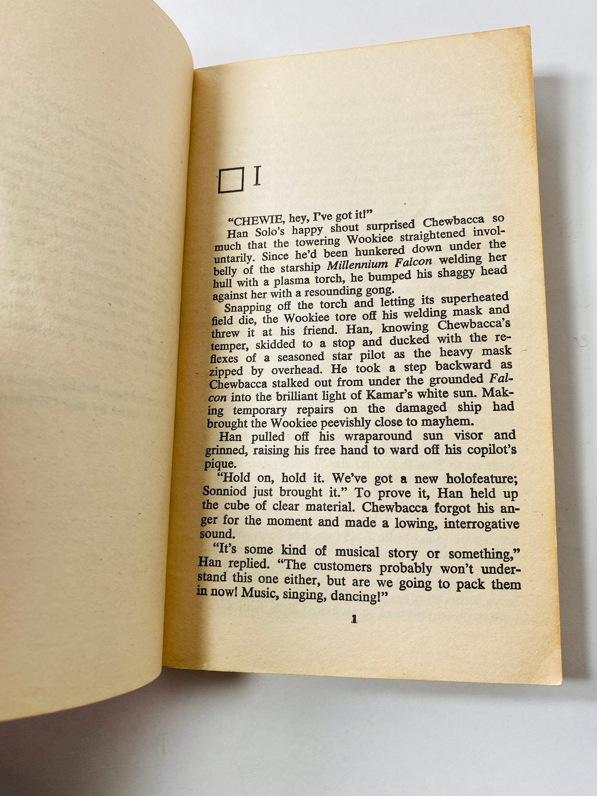 1980 Han Solo Revenge vintage paperback book From the Adventures of Luke Skywalker Star Wars George Lucas Young Jedi Knights gift