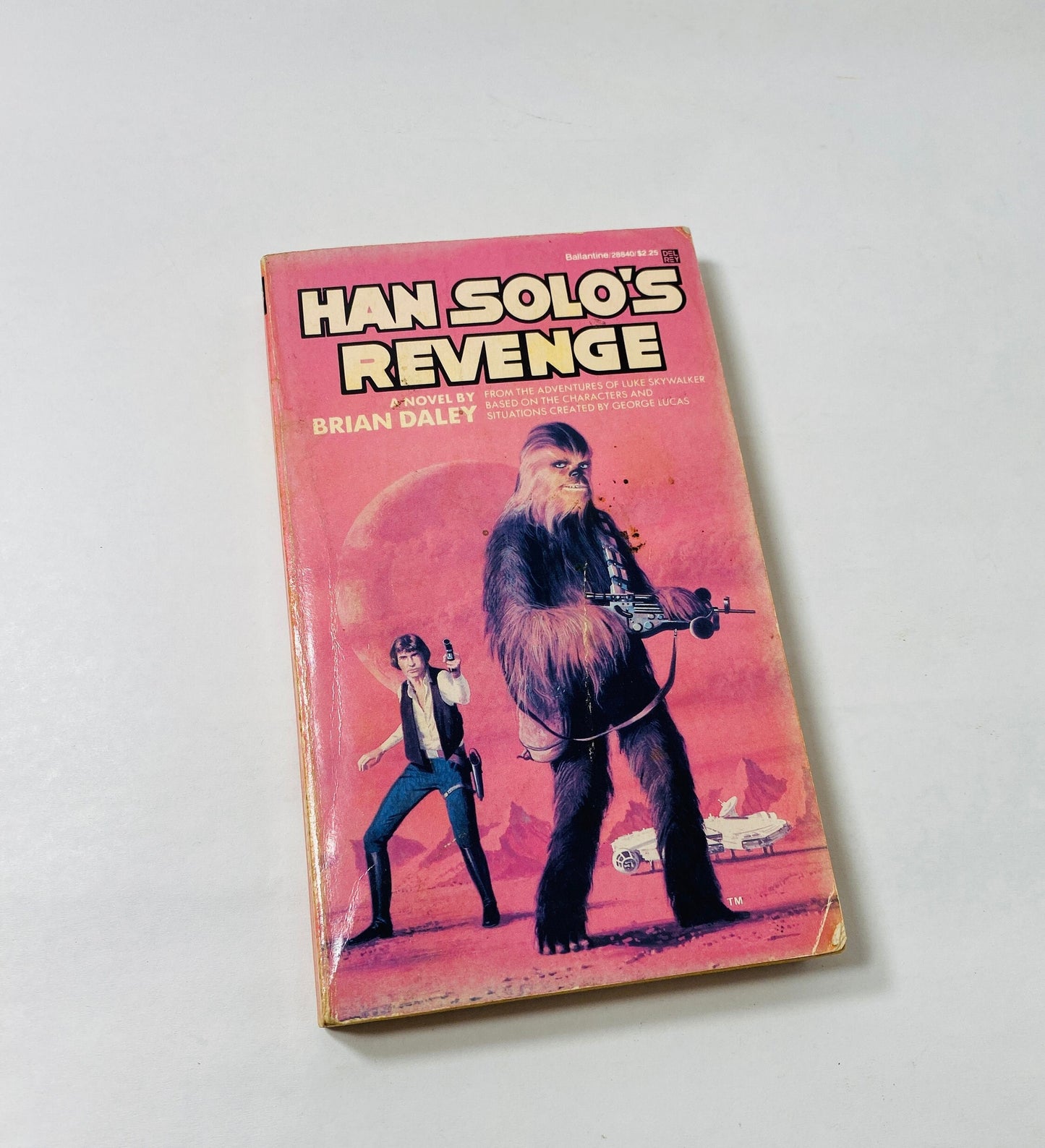 1980 Han Solo Revenge vintage paperback book From the Adventures of Luke Skywalker Star Wars George Lucas Young Jedi Knights gift
