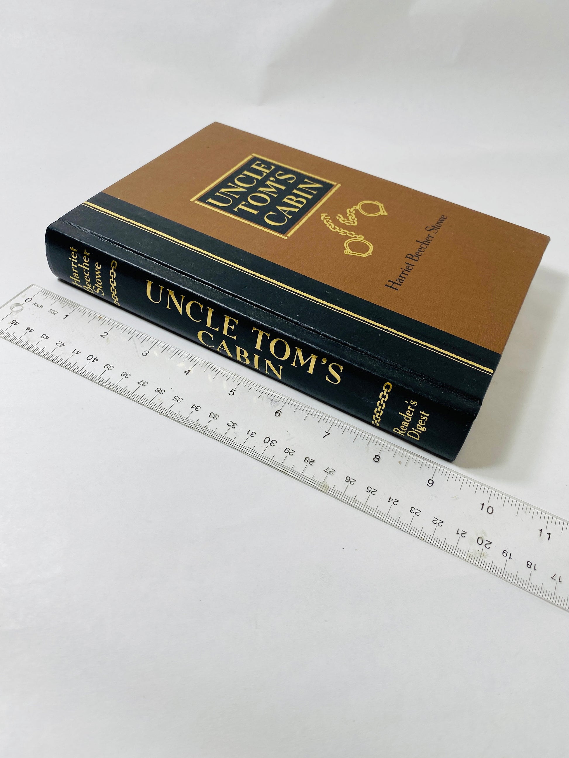 Uncle Tom's Cabin by Harriet Beecher Stowe Reader's Digest vintage book circa 1990 Anti-slavery Civil War. Gift Decor