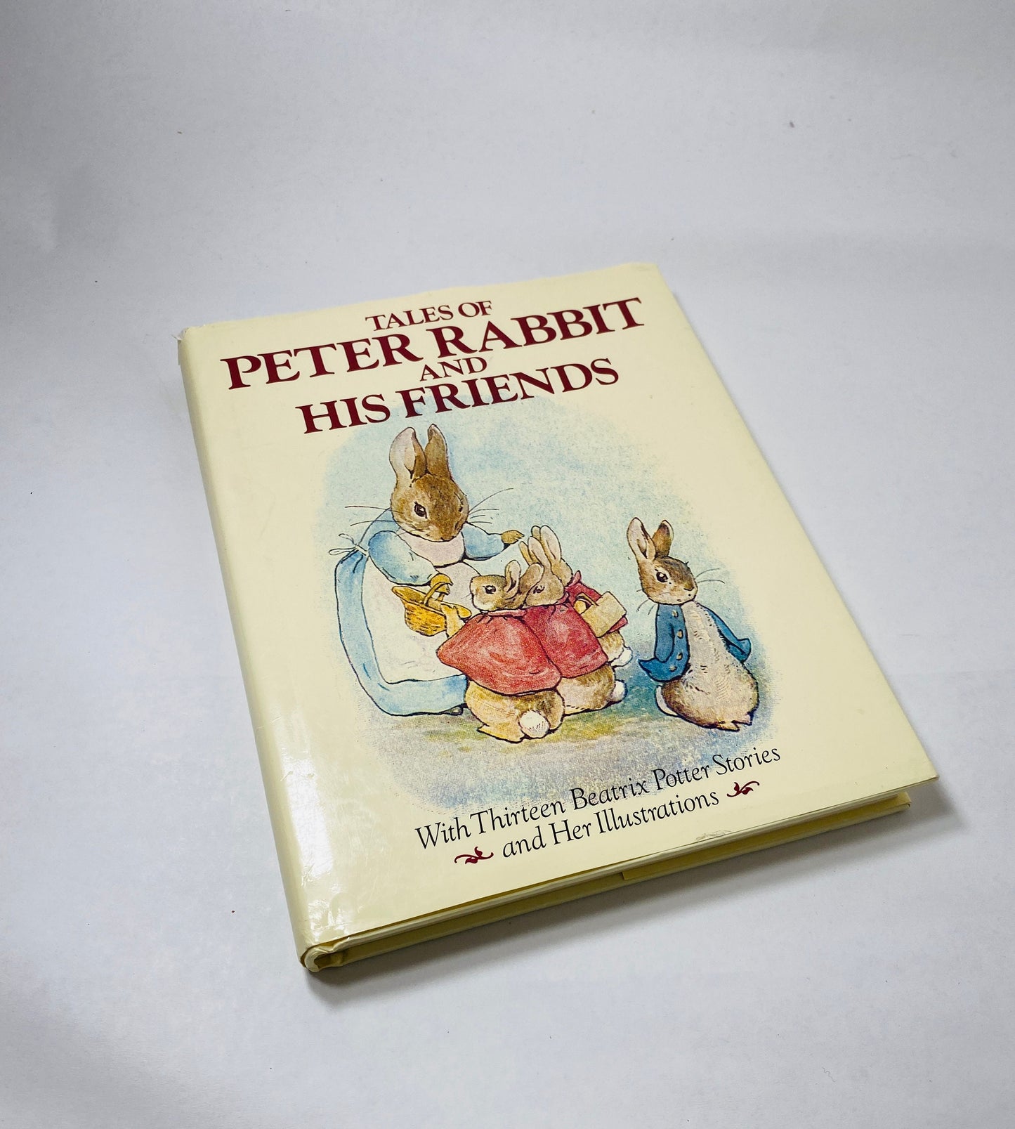 Tales of Peter Rabbit and his Friends vintage book from 1984 written by Beatrix Potter. Crown Publisher Christmas gift. stocking stuffer
