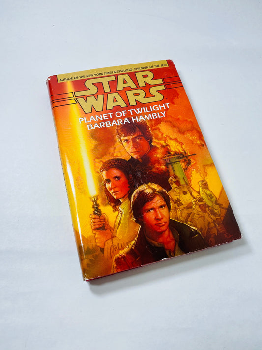 Star Wars vintage book Planet of Twighlight circa 1997 George Lucas. Young Jedi Knights. Book lover gift