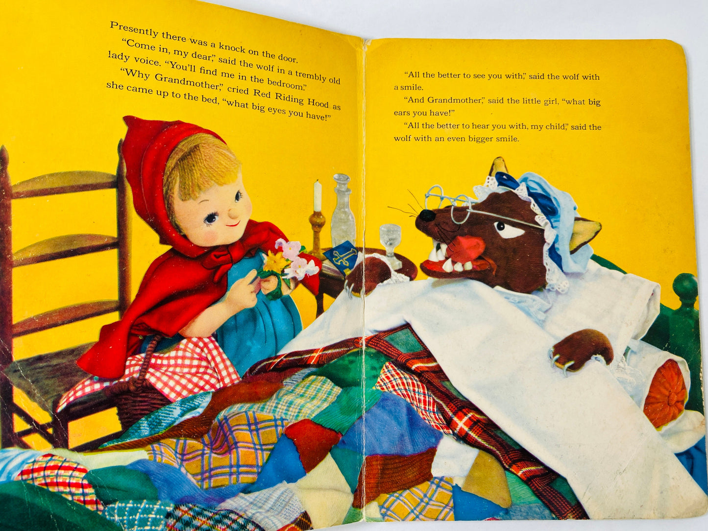 Little Red Riding Hood vintage Living Story Book Shiba Productions manufactured in Japan circa 1962