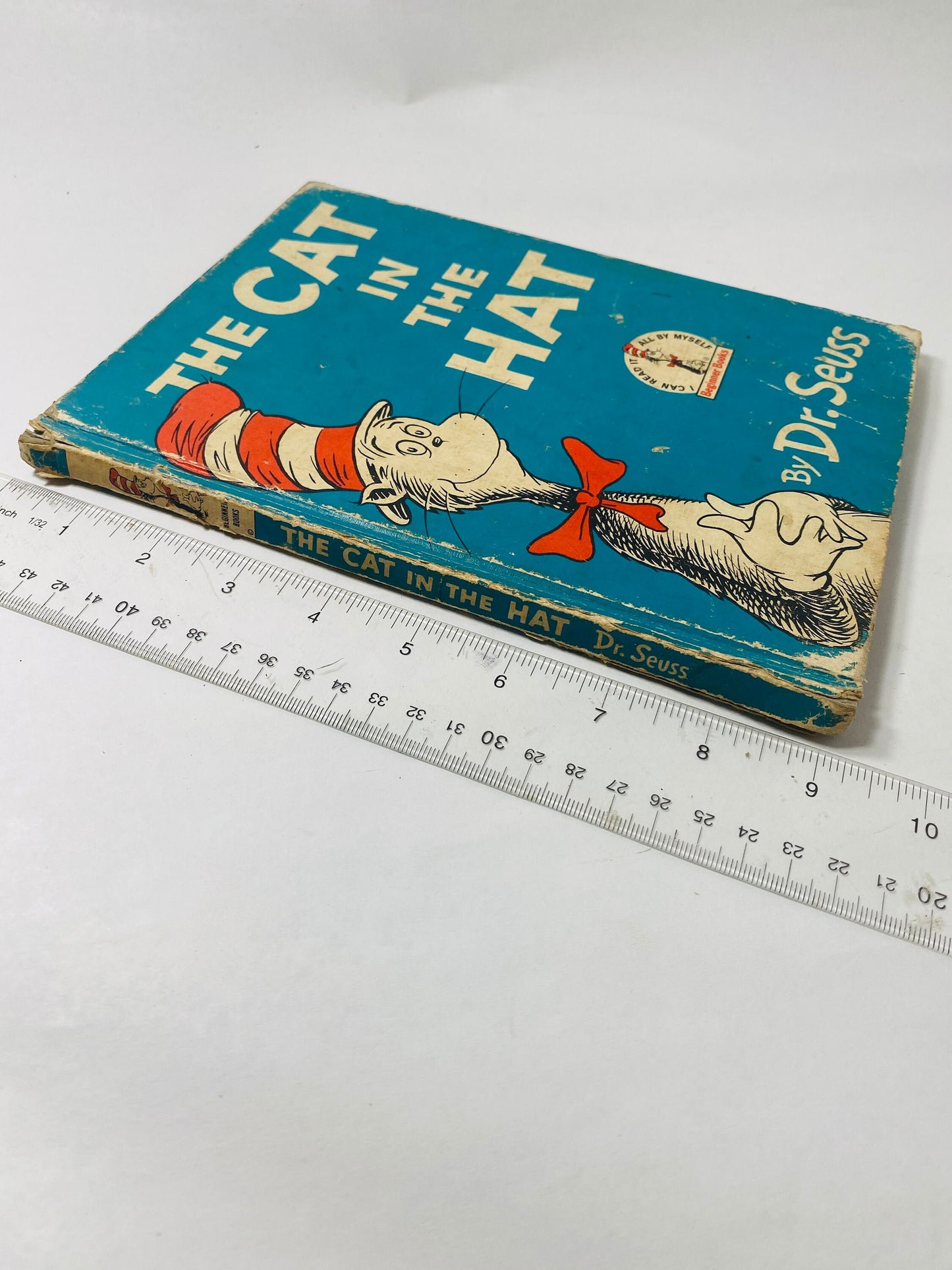 Cat in the Hat by Dr Seuss Book Vintage book EARLY PRINTING circa 1957.