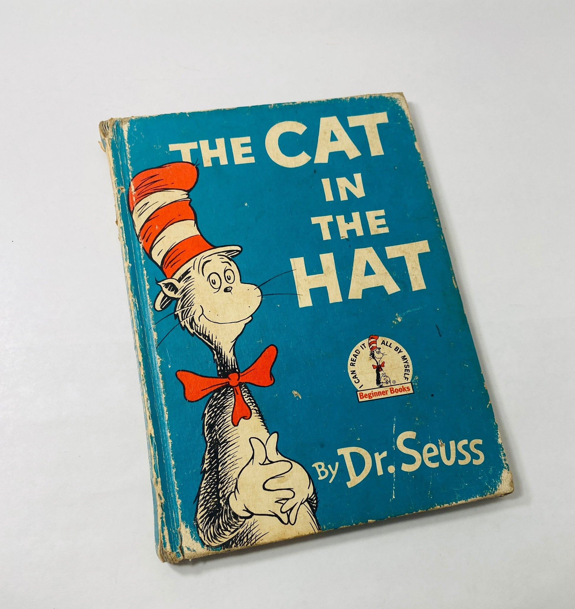 Cat in the Hat by Dr Seuss Book Vintage book EARLY PRINTING circa 1957.