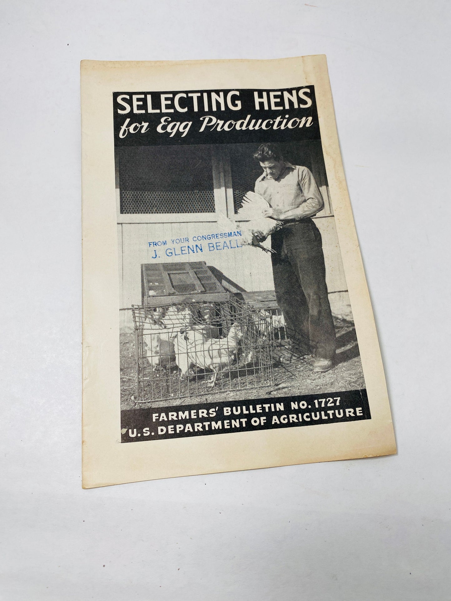 Vintage Agriculture Department farm booklets poultry goose raising hens dairy sheep circa 1930s Beautiful homesteading collectible