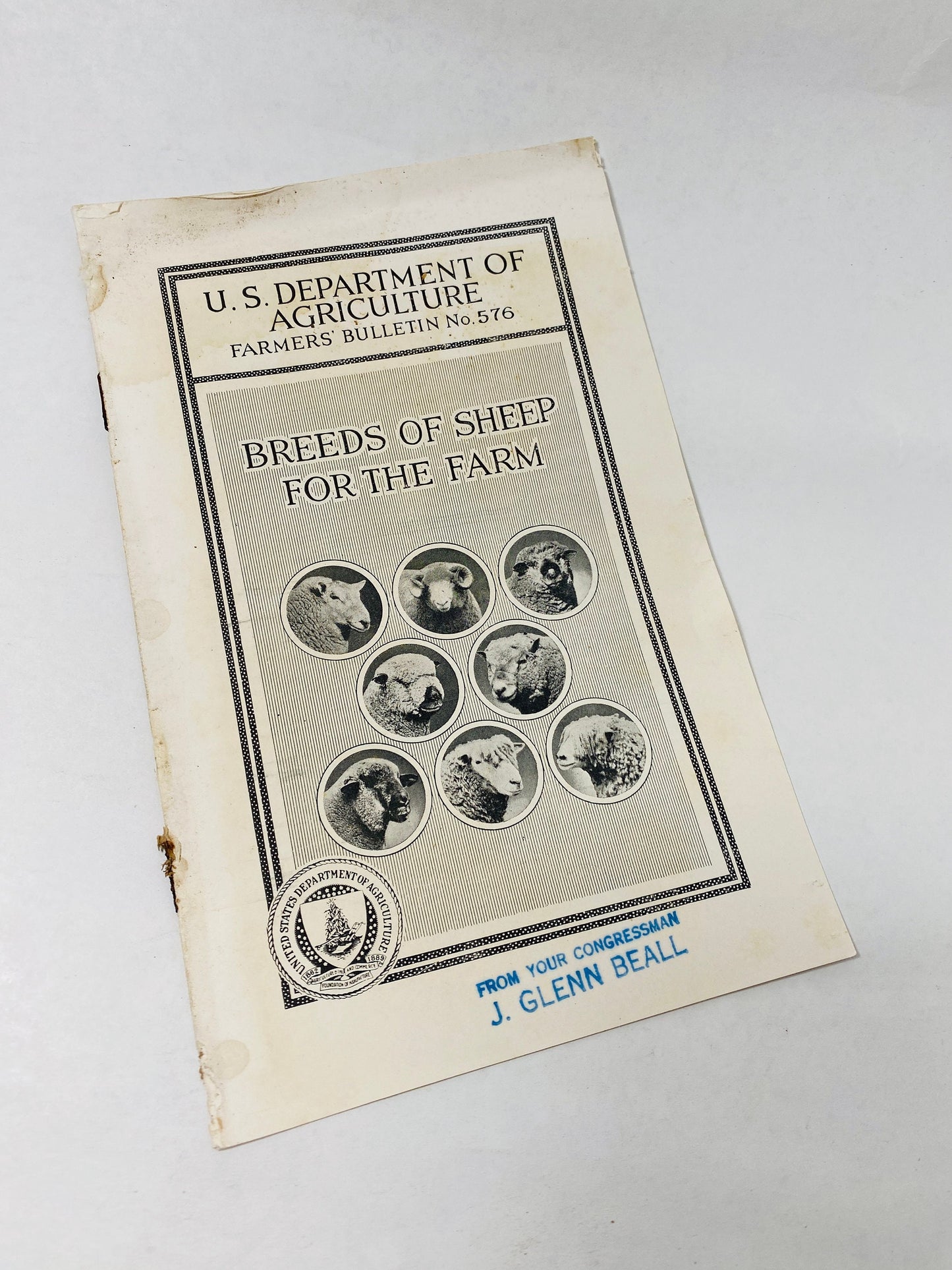 Vintage Agriculture Department farm booklets poultry goose raising hens dairy sheep circa 1930s Beautiful homesteading collectible