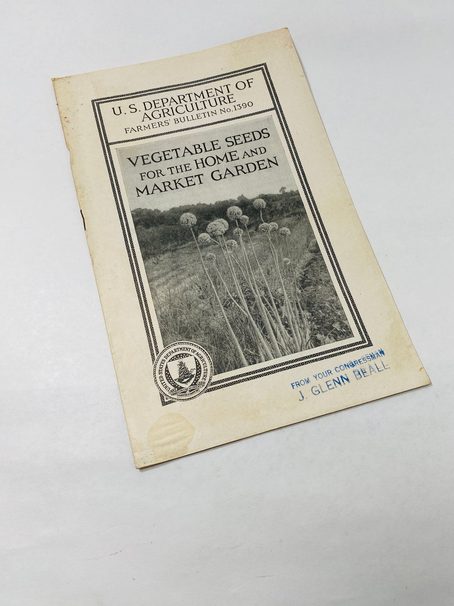 Vintage Agriculture Department farm booklets vegetable seeds garden orchards vineyard corn forest oats plum prune homesteading