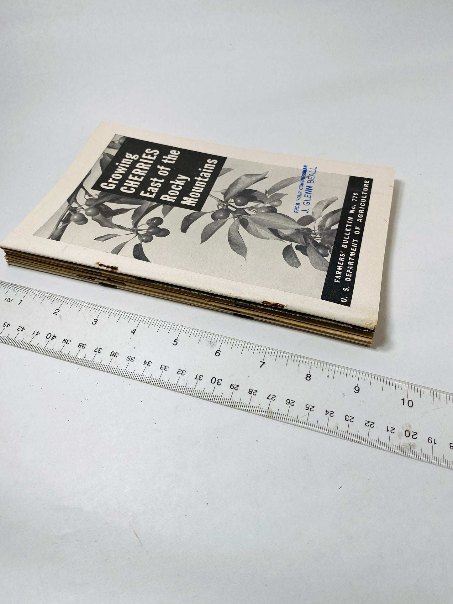 1940s Vintage Agriculture Department farm booklets cherries raspberries corn soybeans peach pear blackberries peanuts homestead