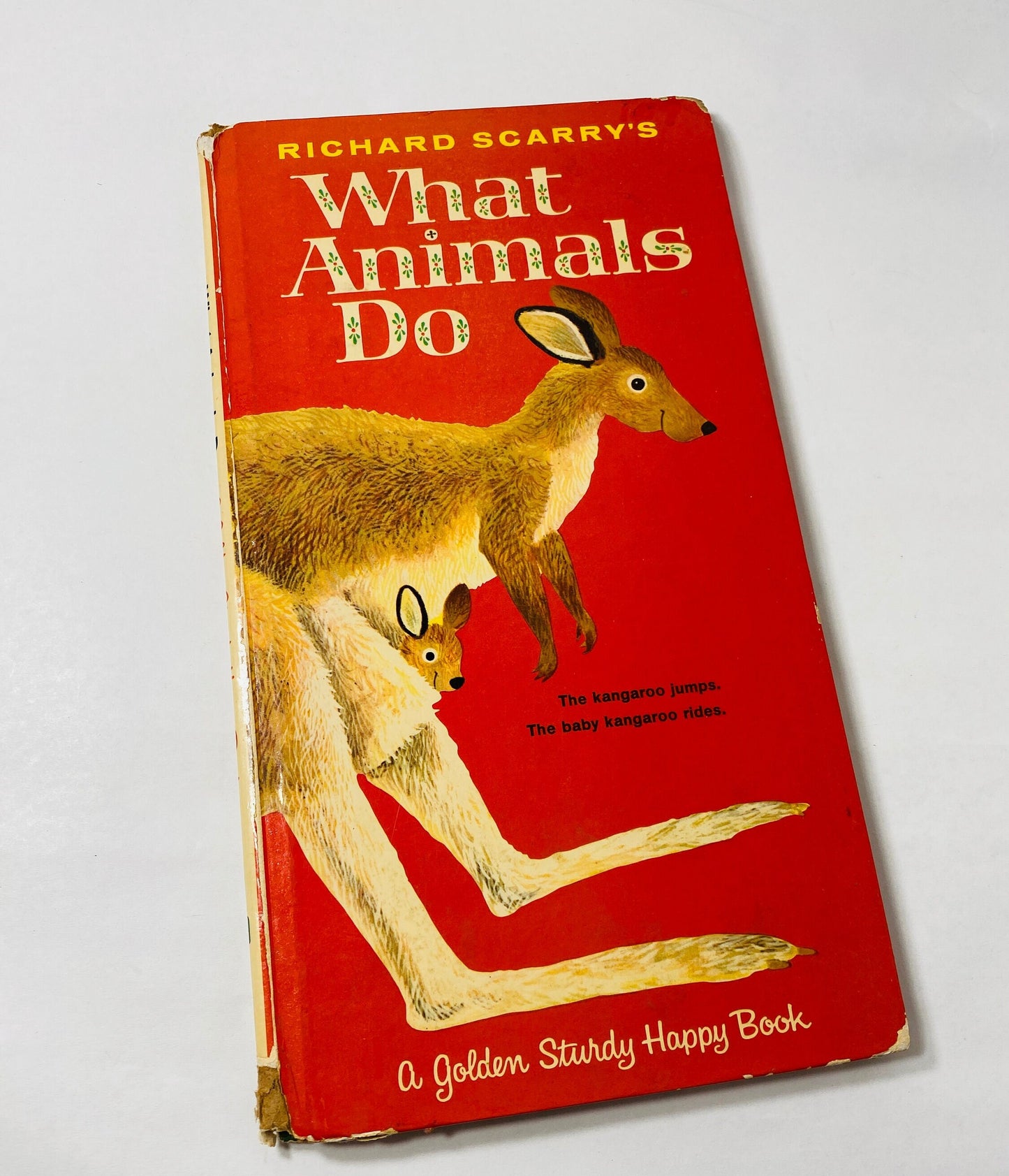 1975 Richard Scarry What Animals Do Vintage children's Golden Sturdy Happy book by one of the world's leading illustrators.