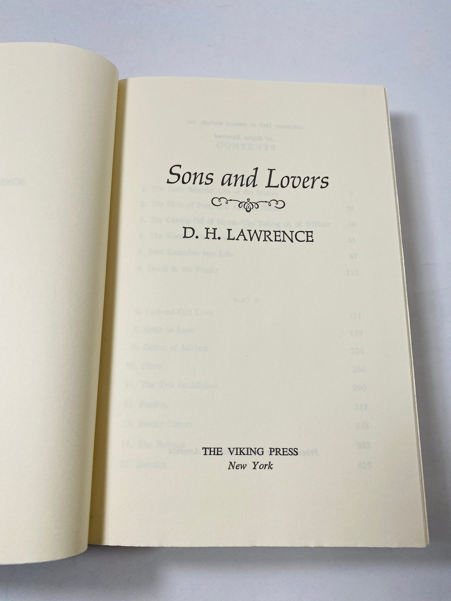 Sons and Lovers by DH Lawrence vintage book circa 1962 Oedipus complex Freudian allegory. Listed in top 10 books!