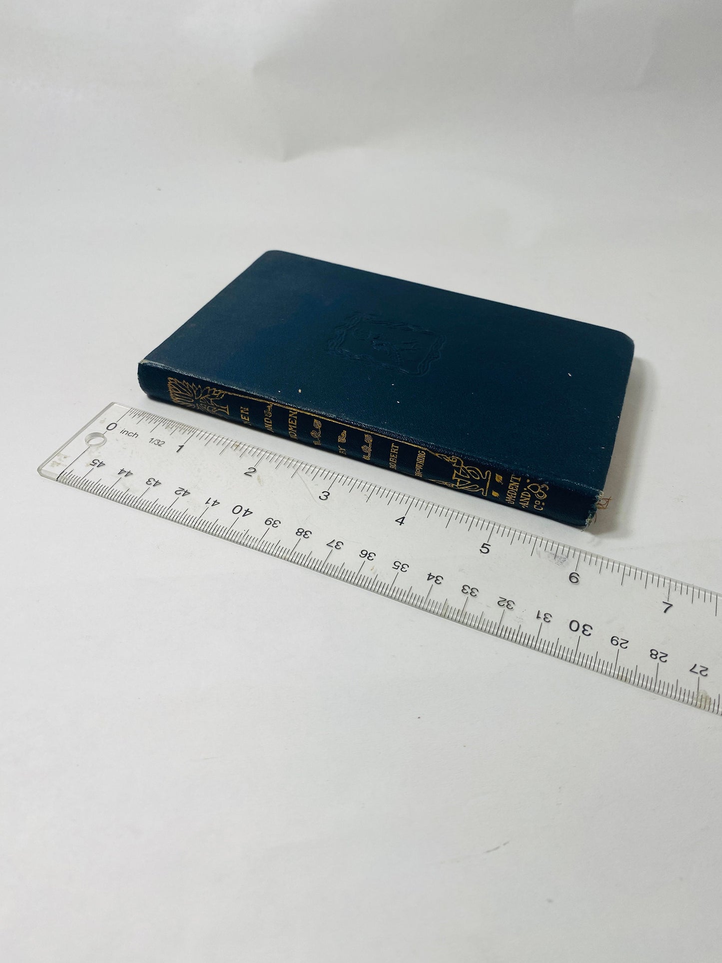 Men & Women antique poetry by Robert Browning book GORGEOUS vintage book circa 1905 Dedicated to Alfred Tennyson. Poetry gift.