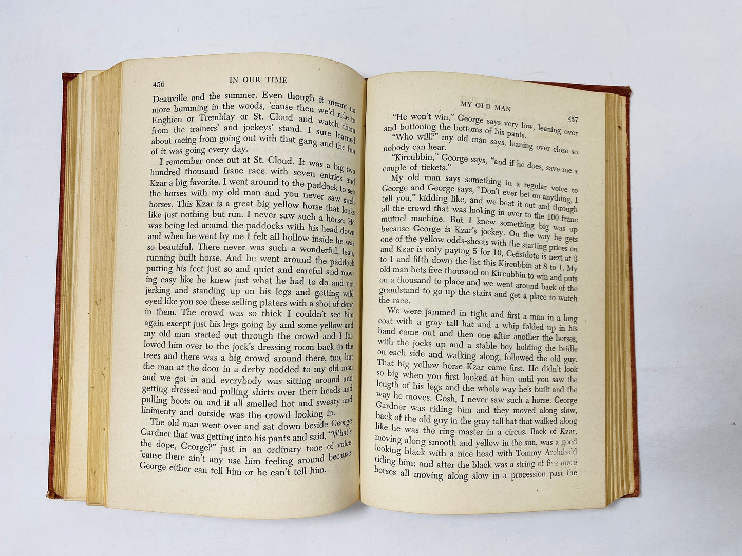 Vintage Ernest Hemingway Viking Portable Library book circa 1944 Pulitzer Prize Presented by New York Freemasons Grand Lodge to Armed Forces