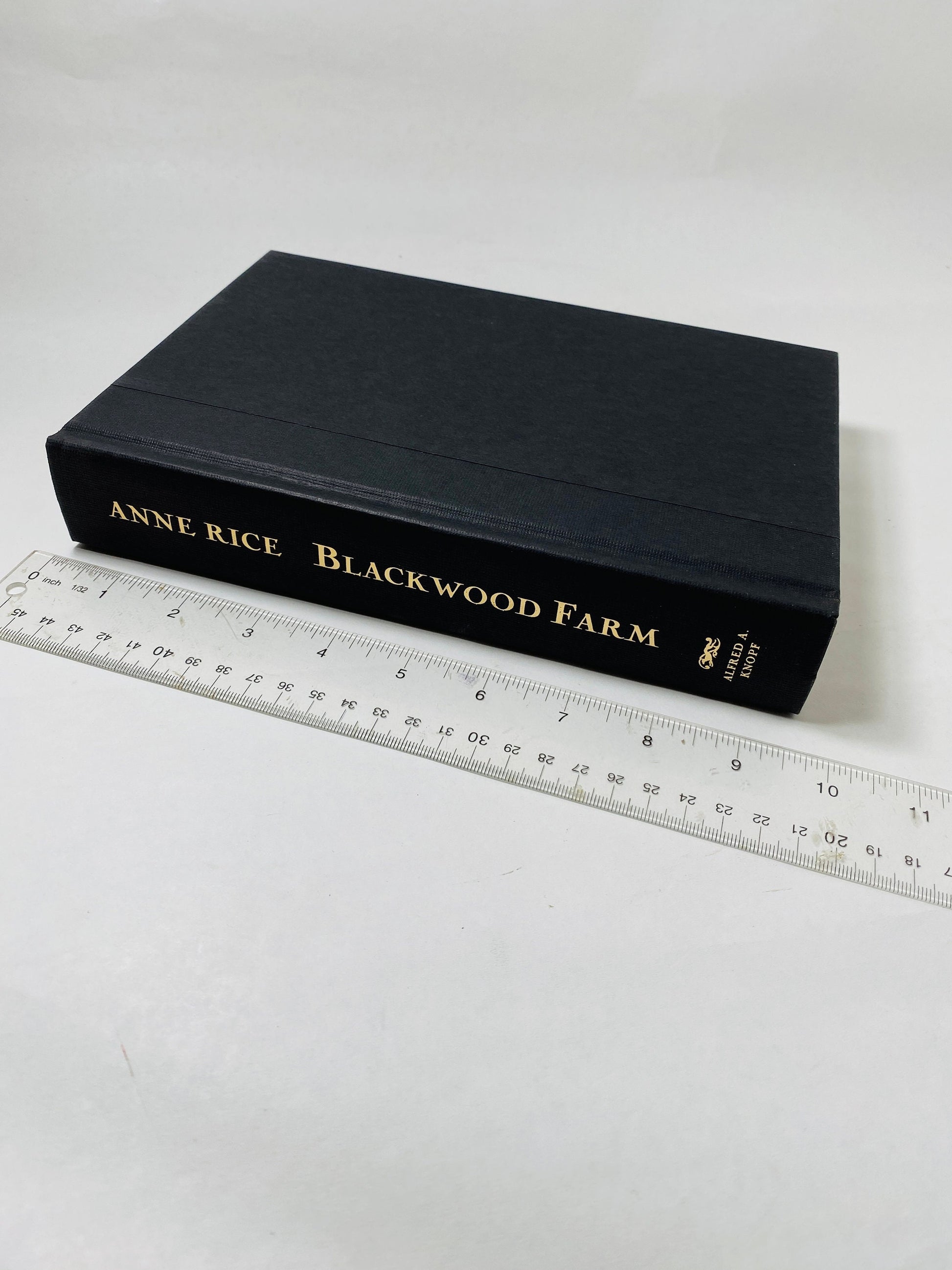 Blackwood Farm by Anne Rice vintage book circa 2002 FIRST EDITION Mayfair Witches trilogy Vampire Collectible gift.