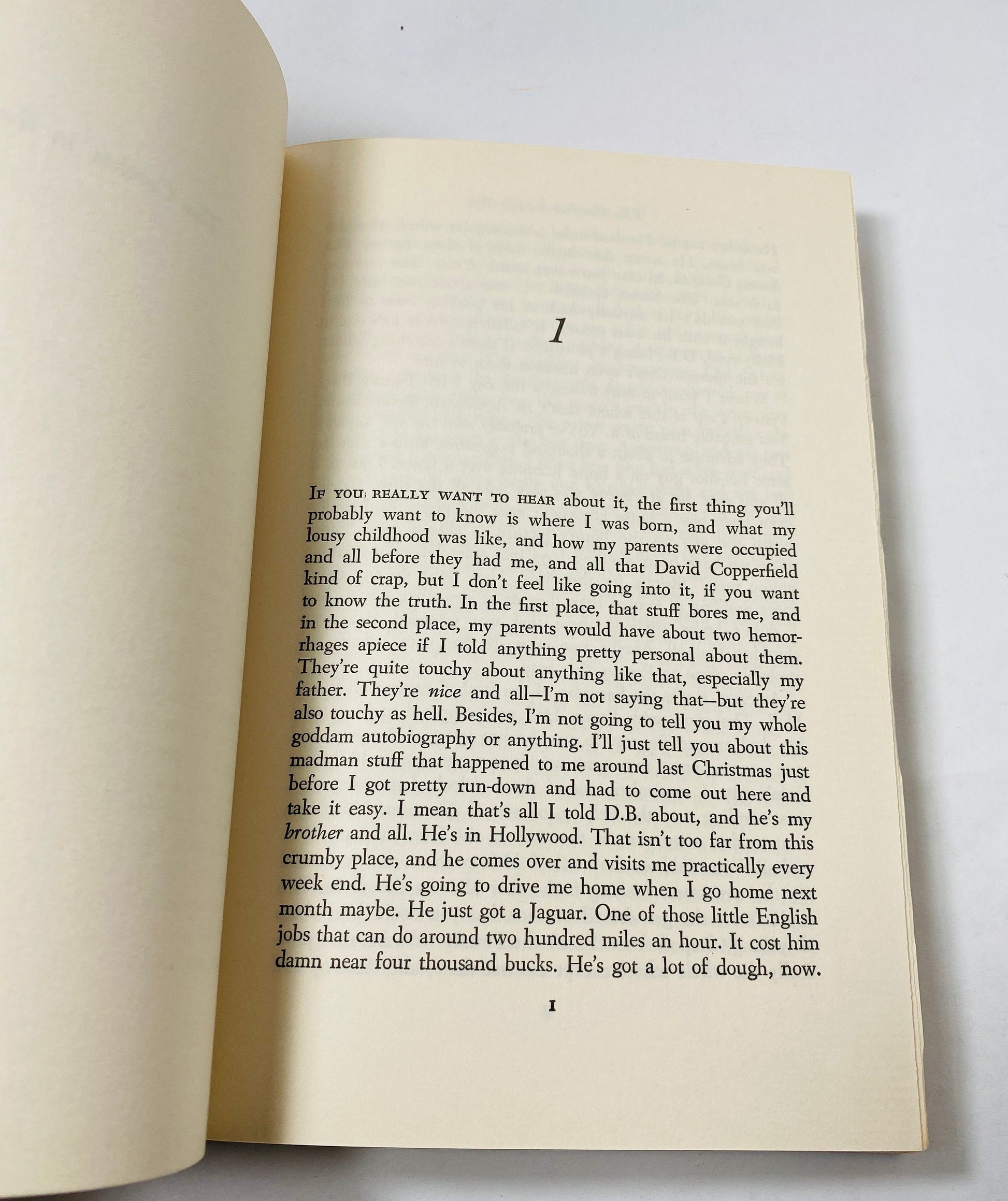 Catcher in the Rye EARLY Printing by JD Salinger vintage book circa 1951 BCE Teenage angst alienation Holden Caulfield gift