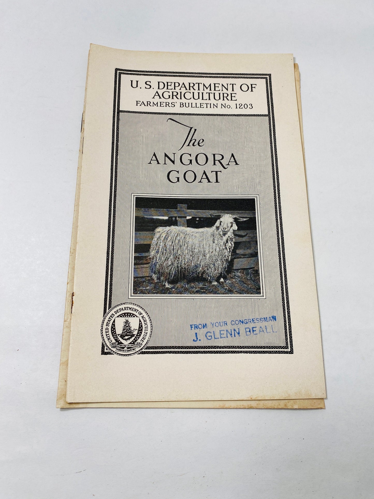 Vintage Agriculture Department farm booklets Guinea Fowl Angora goat milk sheep capons hog houses chickens homestead