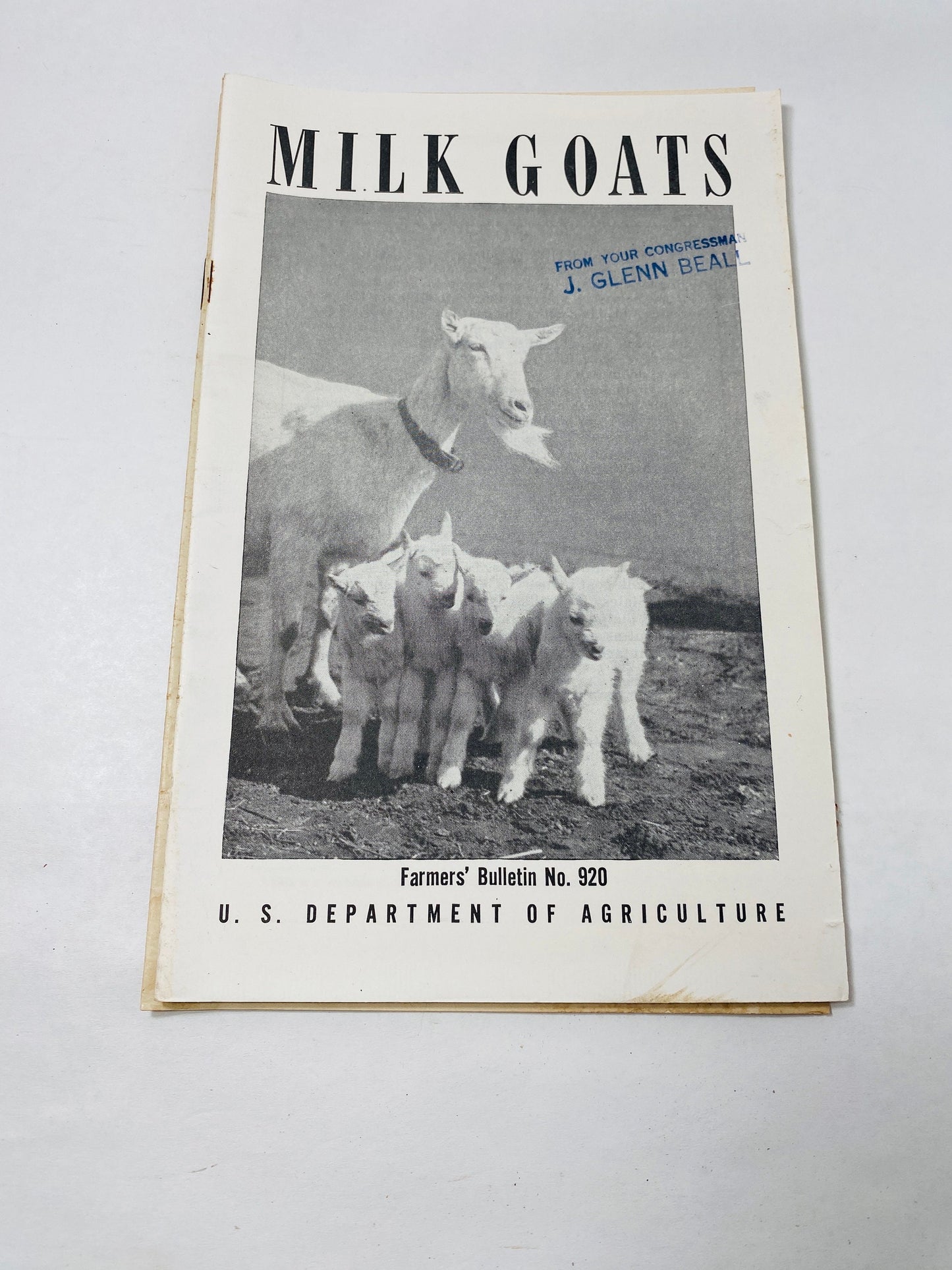 Vintage Agriculture Department farm booklets Guinea Fowl Angora goat milk sheep capons hog houses chickens homestead