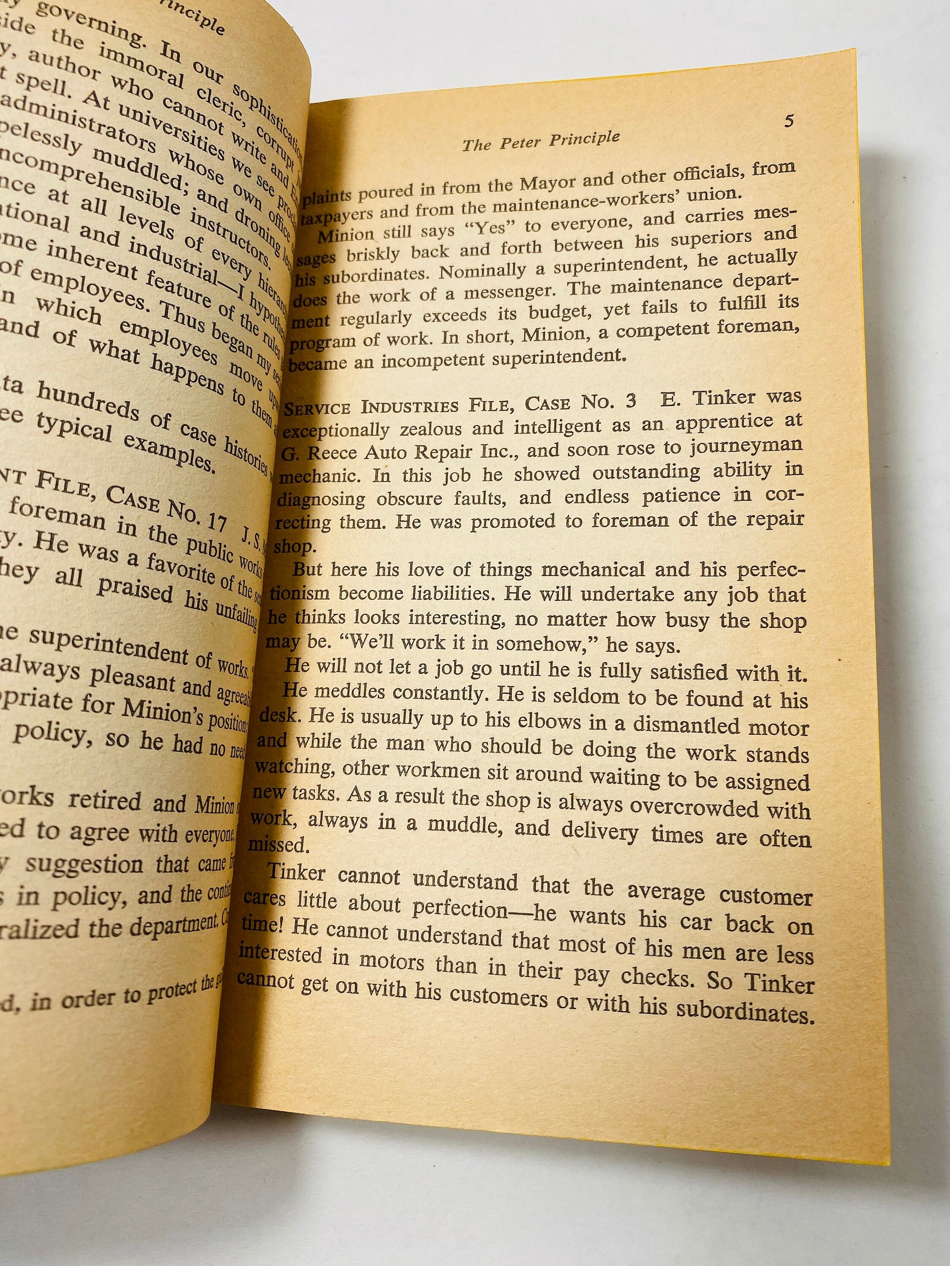 Why Things Always Go Wrong Peter Principle vintage paperback book circa 1972 by Laurence Peter Management Theory Satire Stocking stuffer