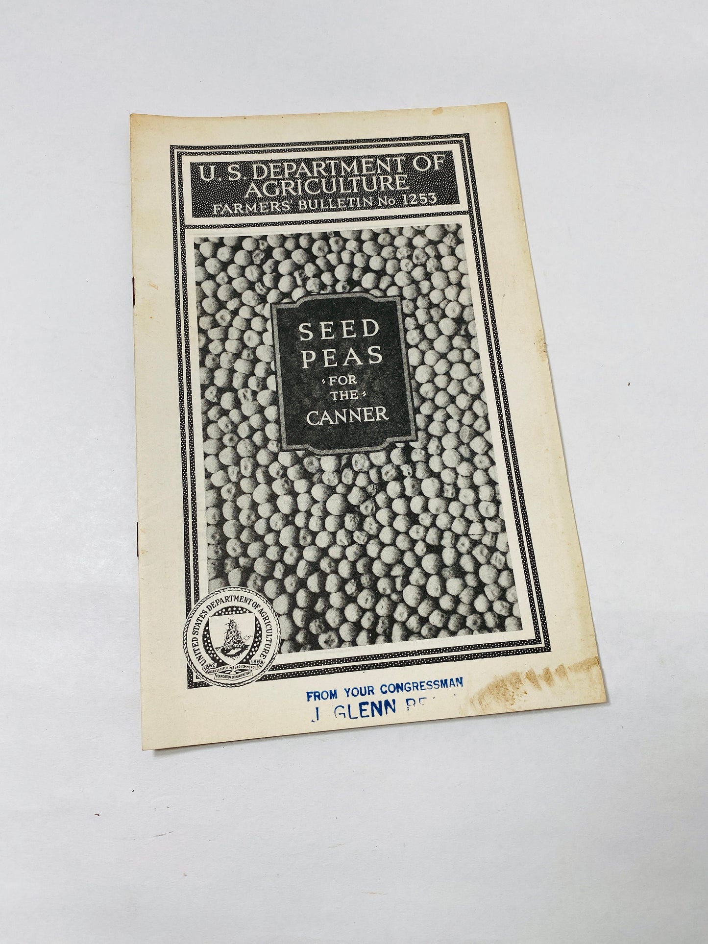 1940s Vintage Agriculture Department farm booklets peas canning olives grapes peppers sorghums barley wheat homestead