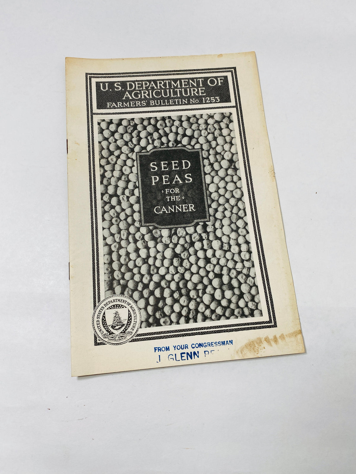1940s Vintage Agriculture Department farm booklets peas canning olives grapes peppers sorghums barley wheat homestead