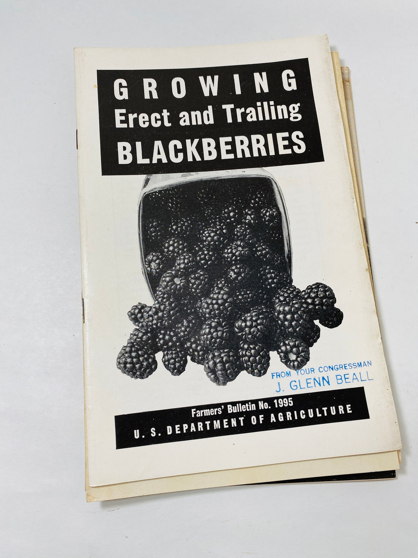 1940s Vintage Agriculture Department farm booklets cherries raspberries corn soybeans peach pear blackberries peanuts homestead