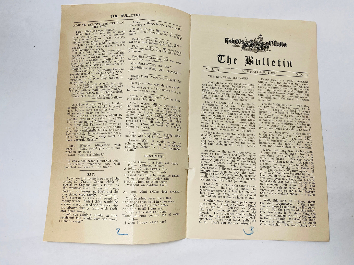 1925 Armistice Military Order of Malta Bulletin vintage collectible Knights booklet hictoical record Erie Pennsylvania ephemera Mortician ad